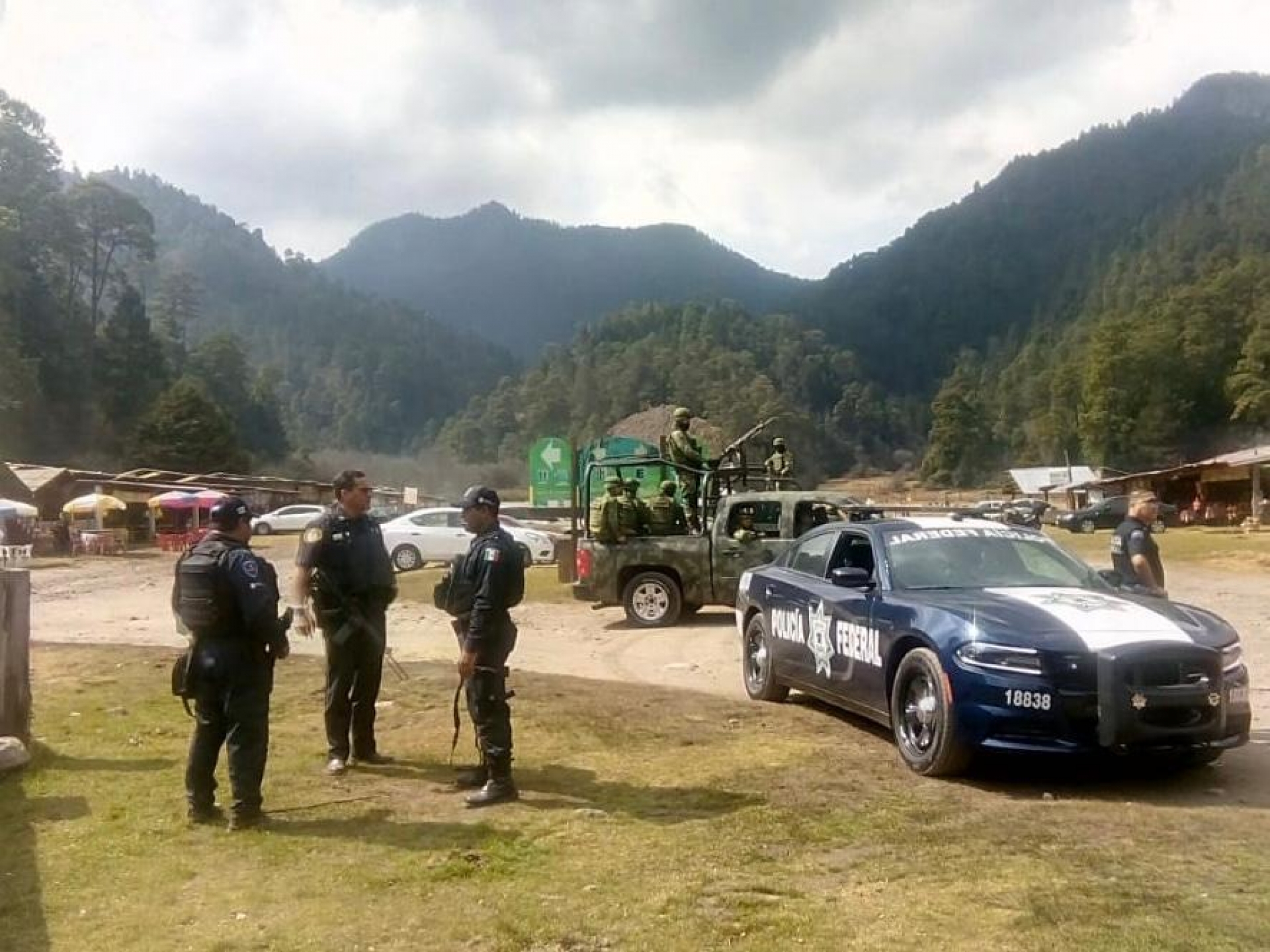 Realizan operativo CES, Sedena y PF en Huitzilac