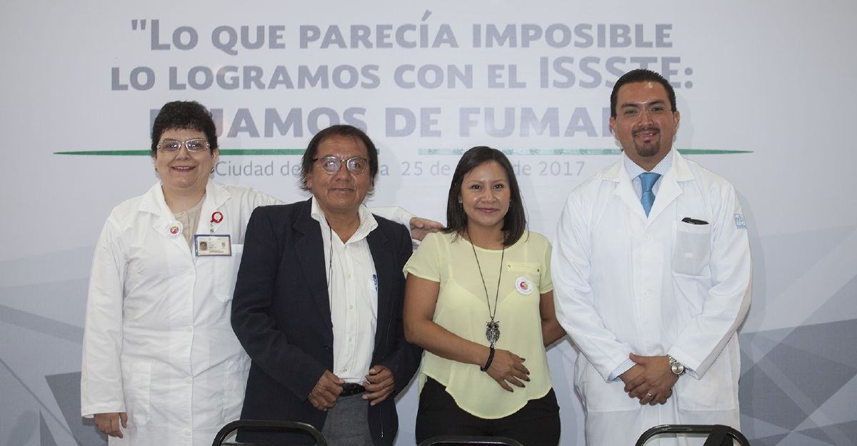 Pacientes hasta con 40 años de adicción al tabaco logran dejar de fumar en clínicas del ISSSTE
