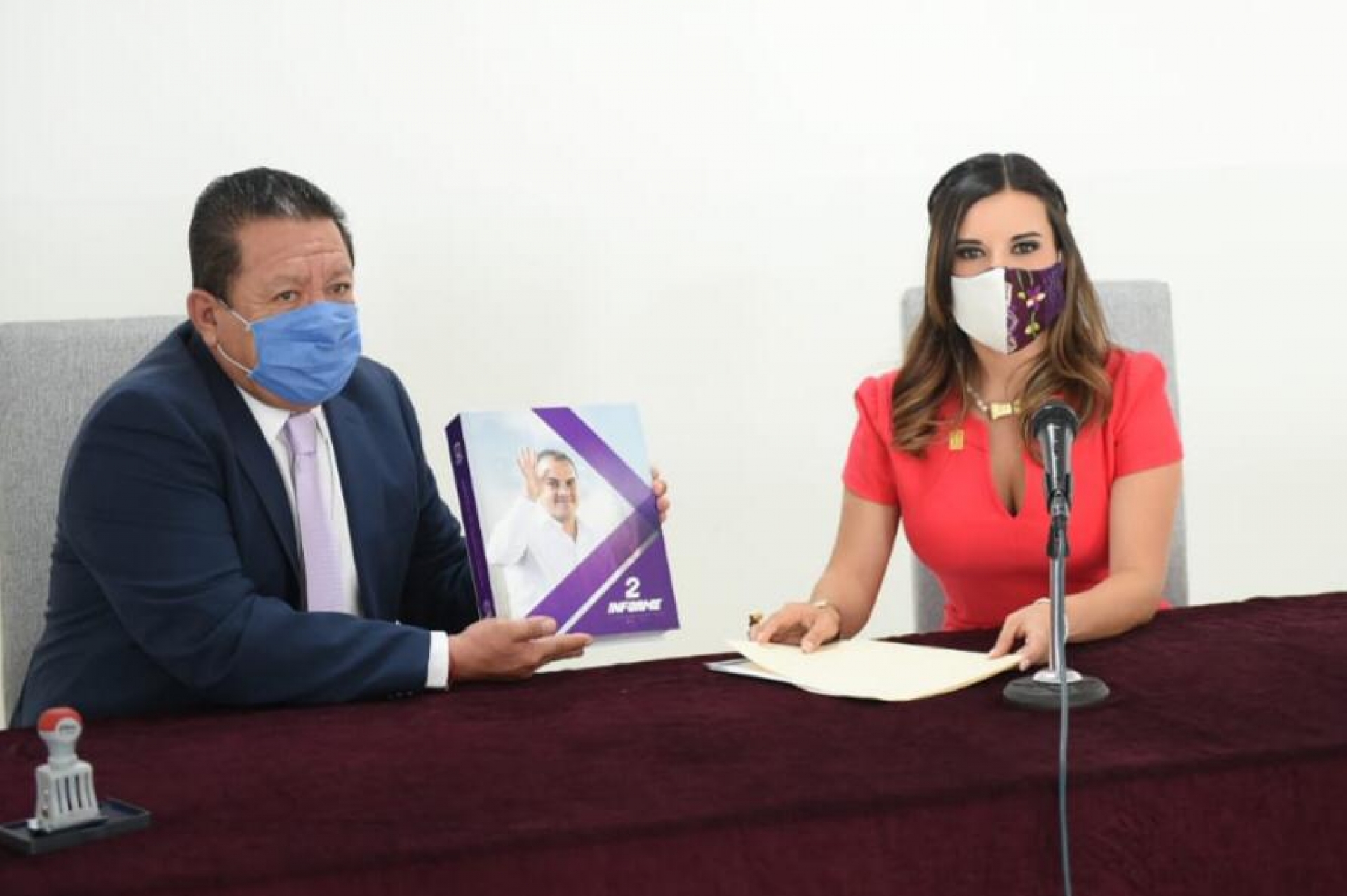 Entrega del segundo informe de gobierno de Cuauhtémoc Blanco al Congreso local