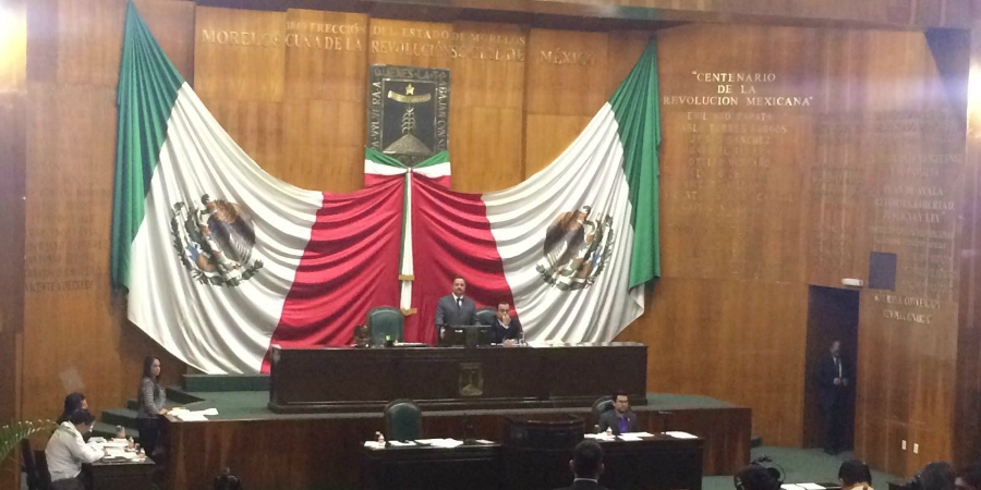 Conmemoran en el Congreso local el día de los Símbolos Nacionales