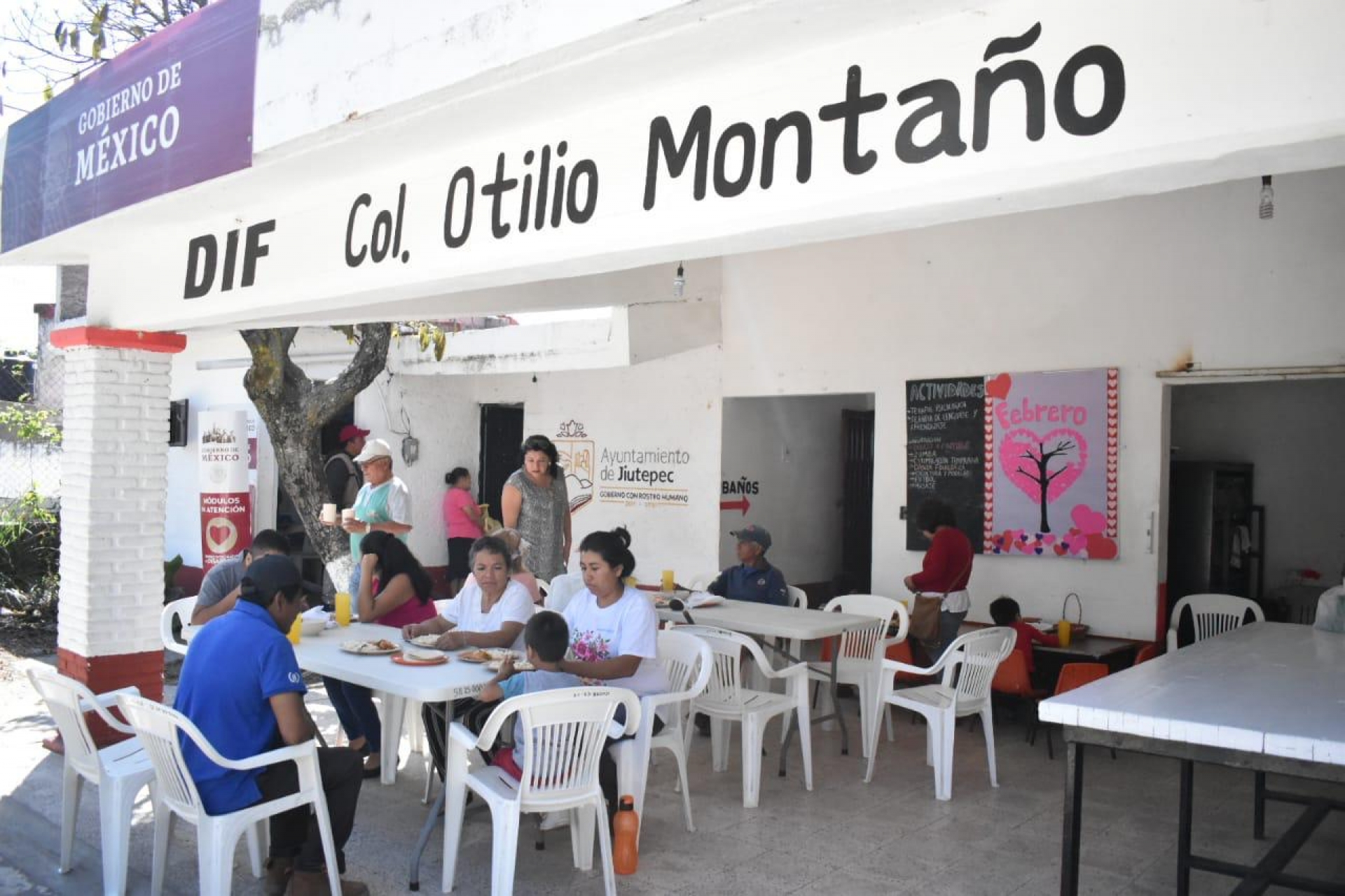 Apertura Ayuntamiento de Jiutepec comedor comunitario en la Otilio Montaño