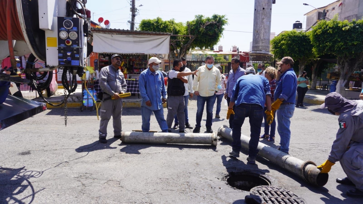 Acciones para prevenir inundaciones en Jiutepec