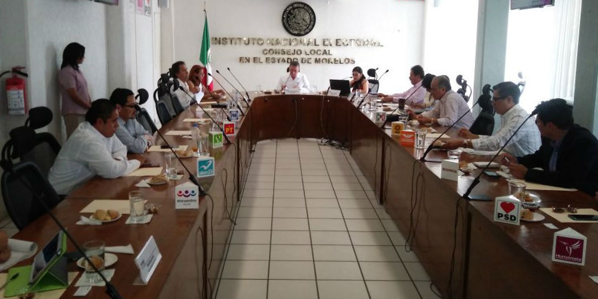 Se realiza sesión extraordinaria del Consejo Local del INE Morelos