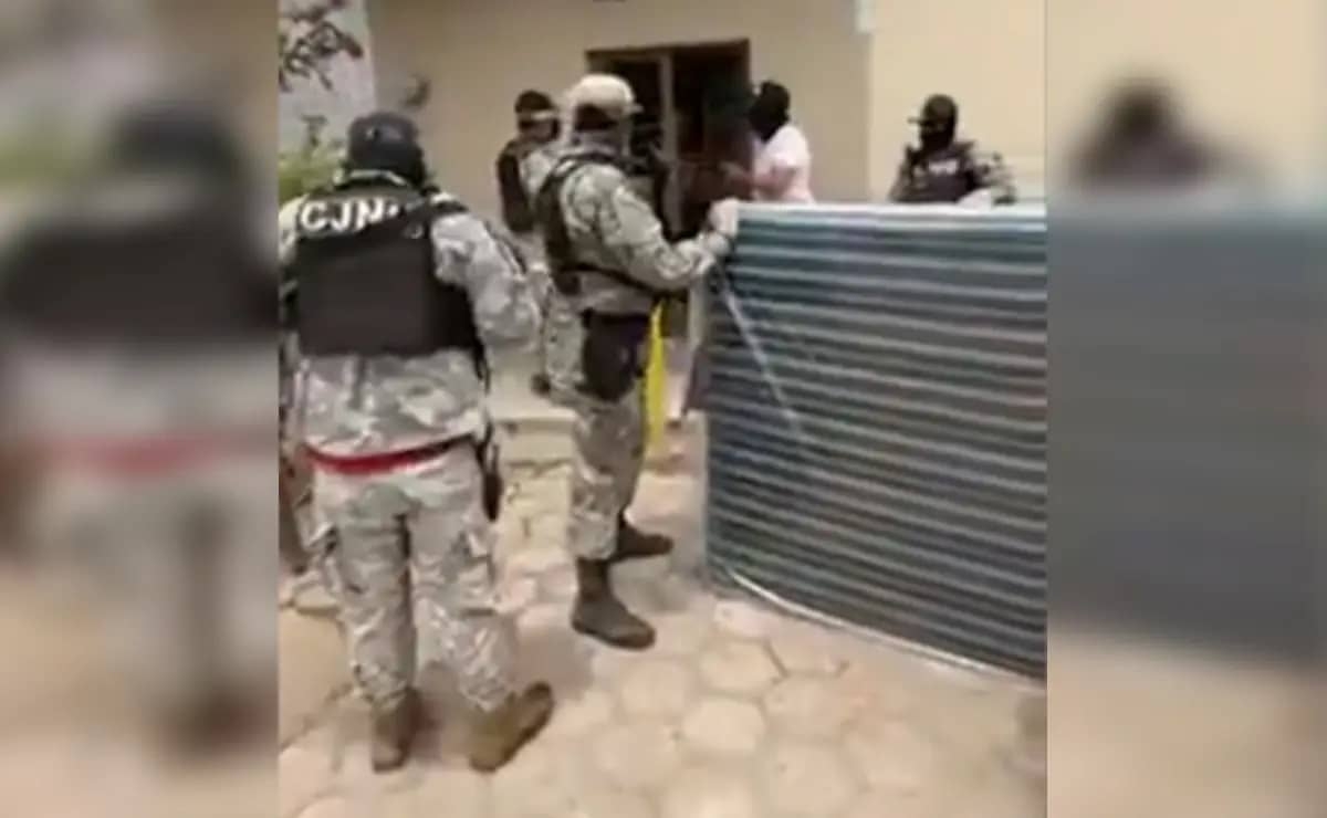 Claman a miembros del CJNG que reparten camas y despensas en Jalisco