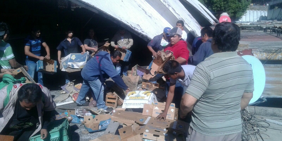 Realizan campaña de descacharrización en el mercado ALM