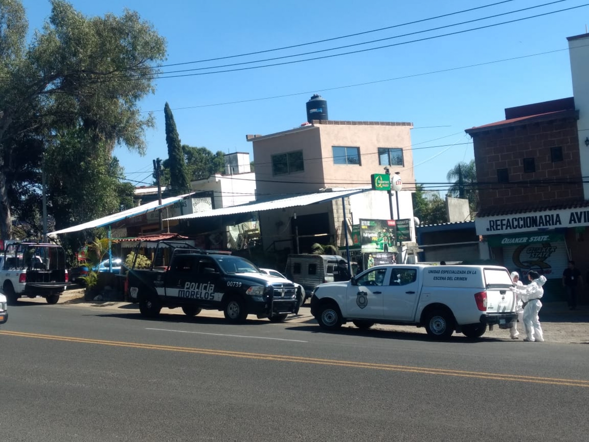 Lesionan a un hombre por disparos, en la carretera Cuernavaca-Tepoztlán