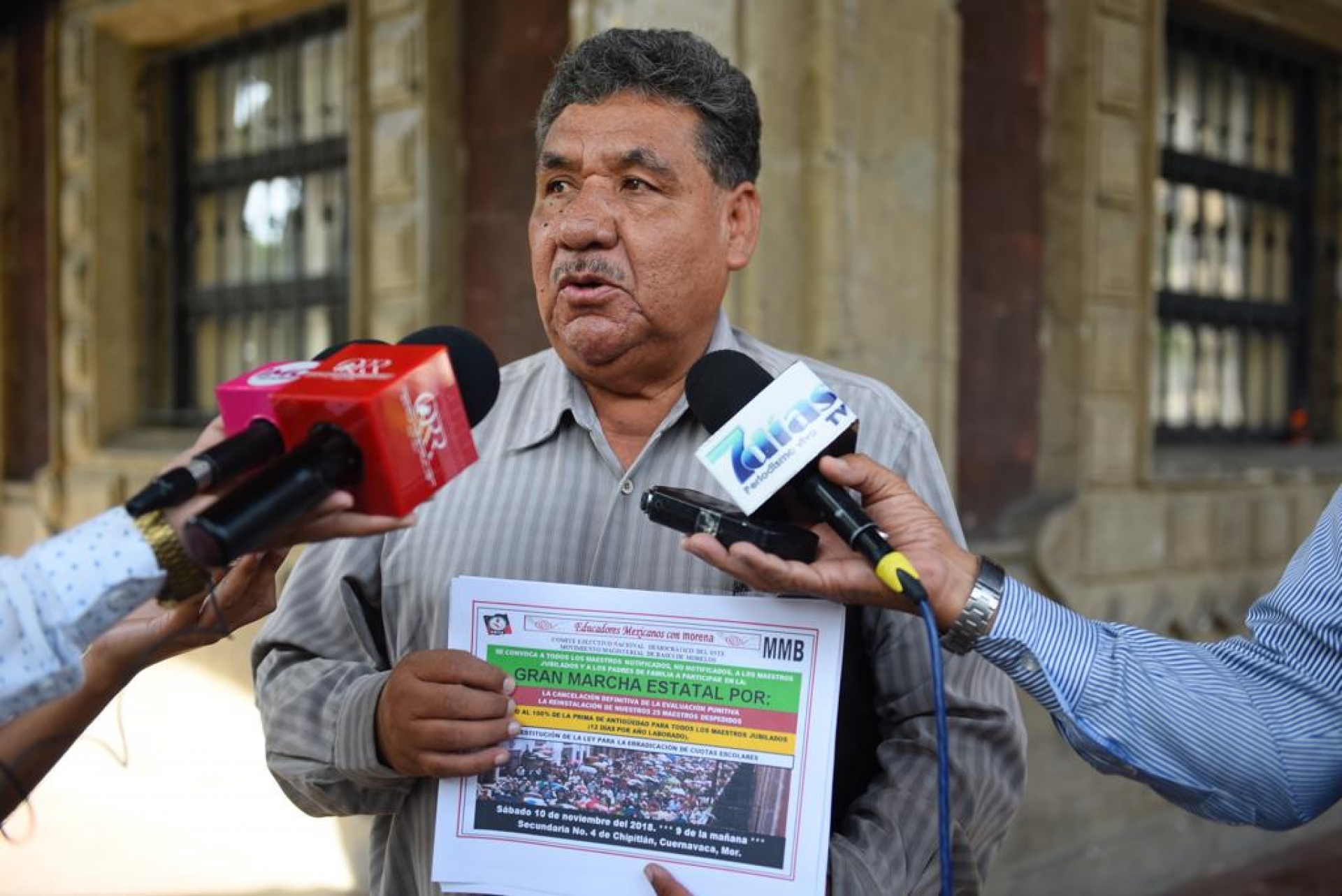 Anuncia MMB marcha estatal