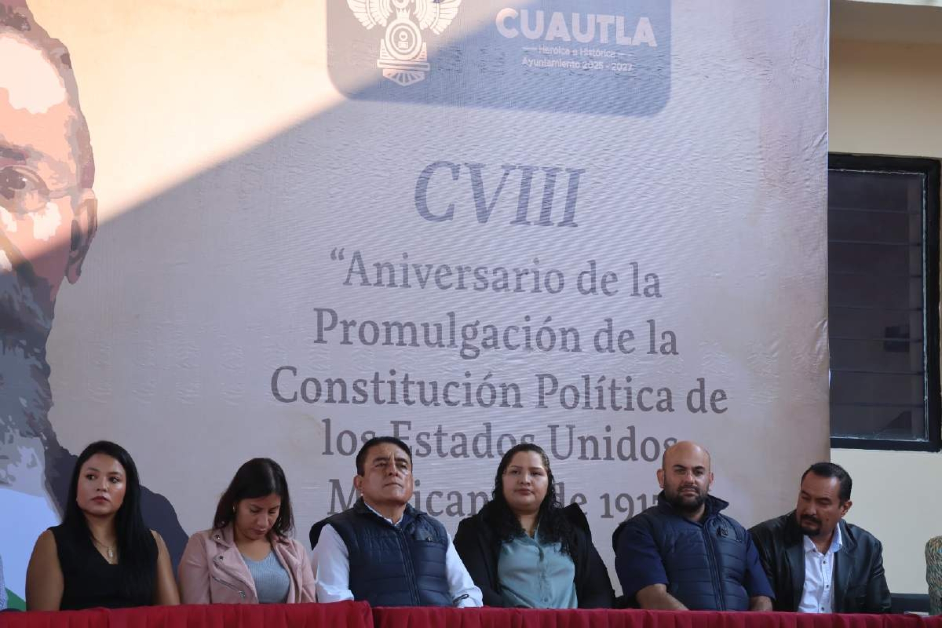 Conmemoran en Cuautla el CVIII aniversario de la Constitución de 1917