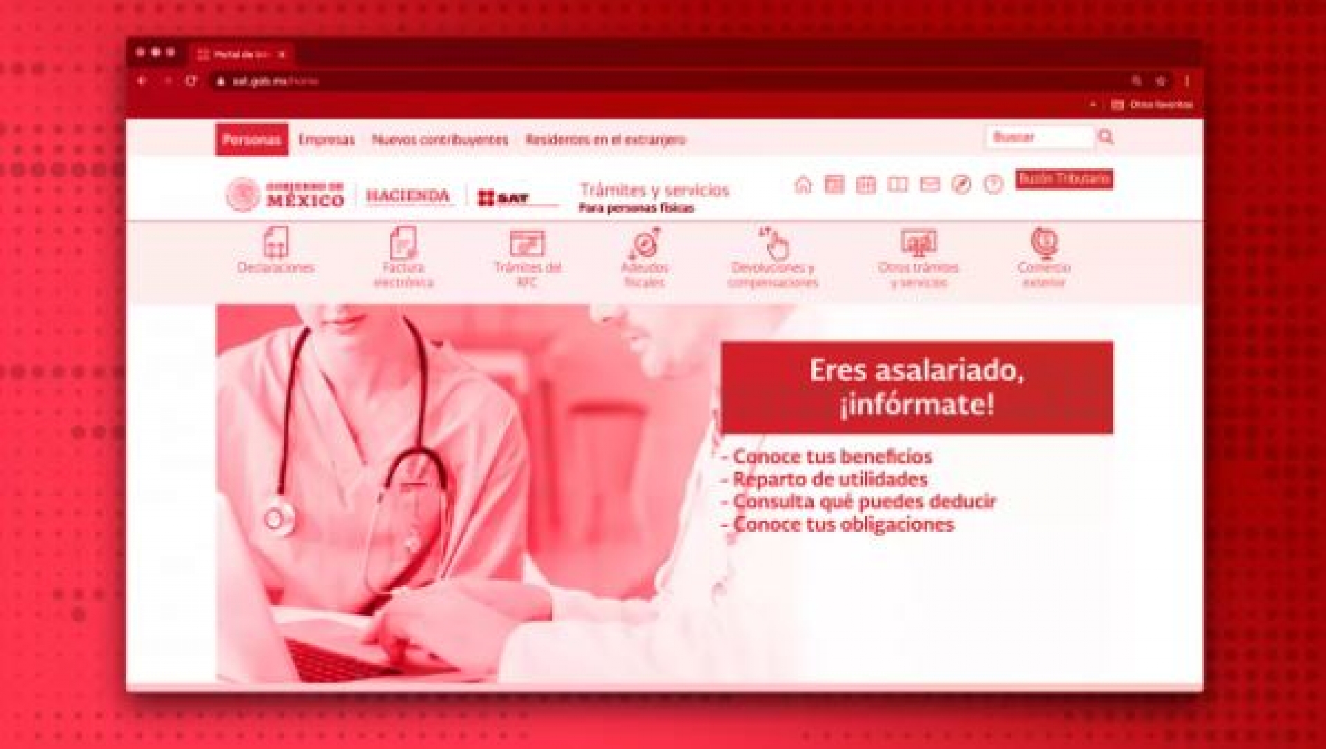 SAT reporta intento de hackeo a su sitio