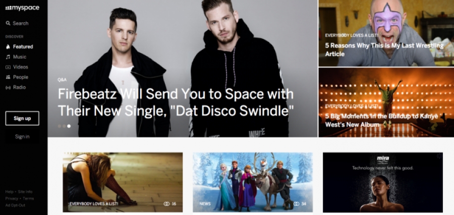 Esto es lo que pasó con la red social 'MySpace'