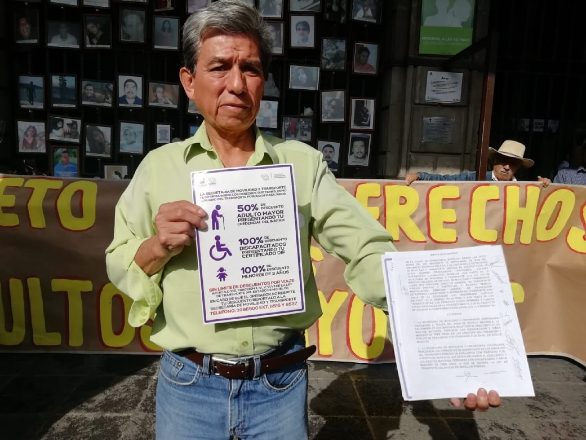 Logran acuerdos con SMyT para que se respete descuento de adultos mayores