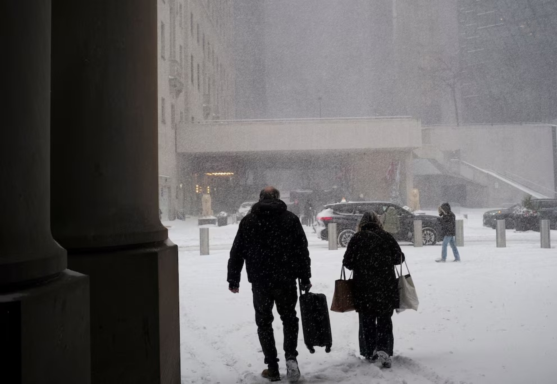 Canadá registra temperaturas récord y fuertes nevadas