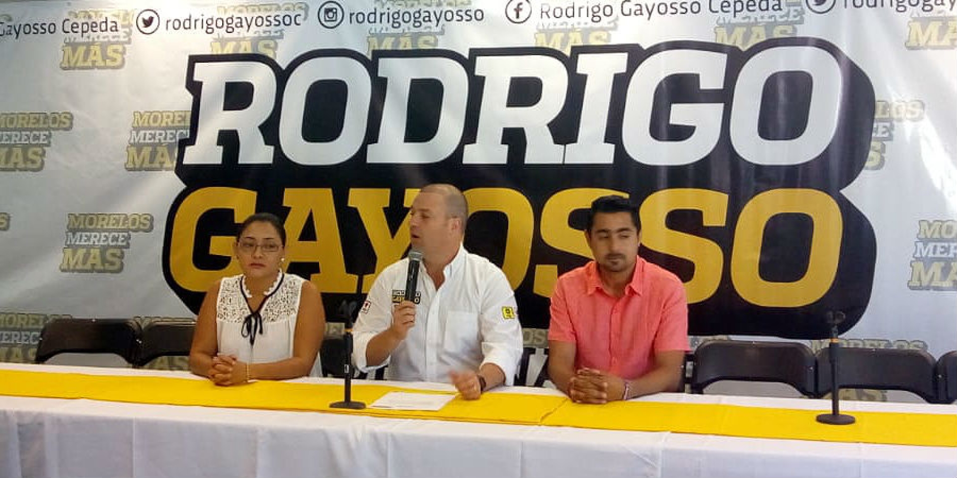 Anuncia candidato a la gubernatura por la coalición 'Juntos Por Morelos' adhesiones a su proyecto