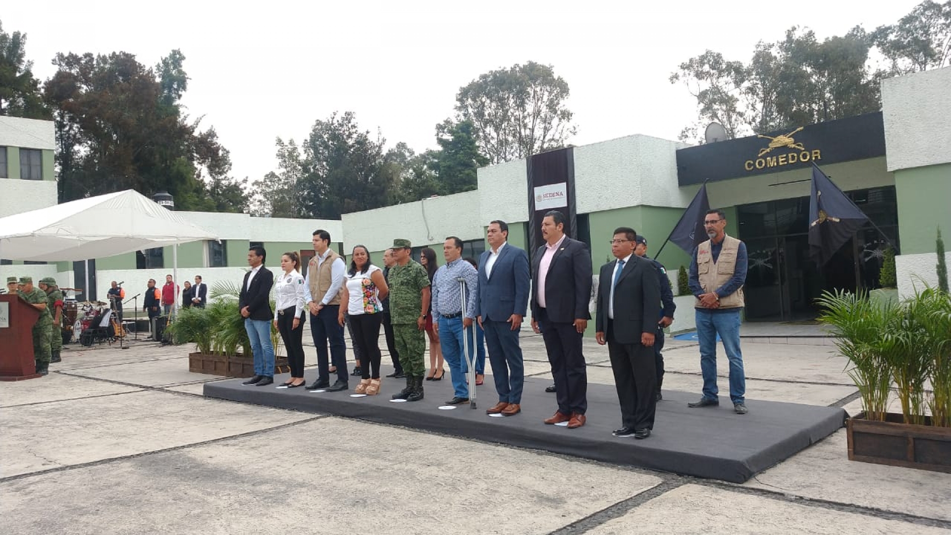 Efectúan 'Rally para la construcción de la paz' en la 24 zona militar