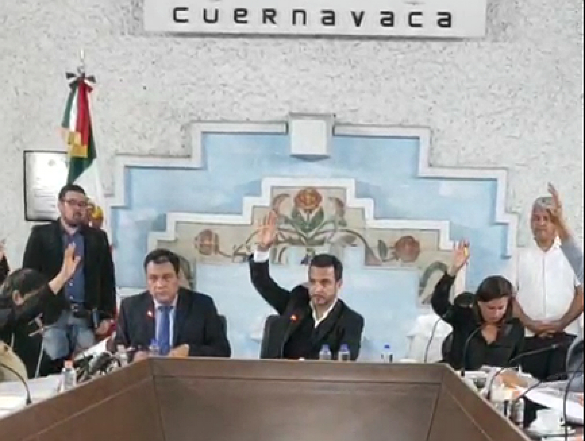 Efectuaron primera sesión de Cabildo de Cuernavaca en 2019