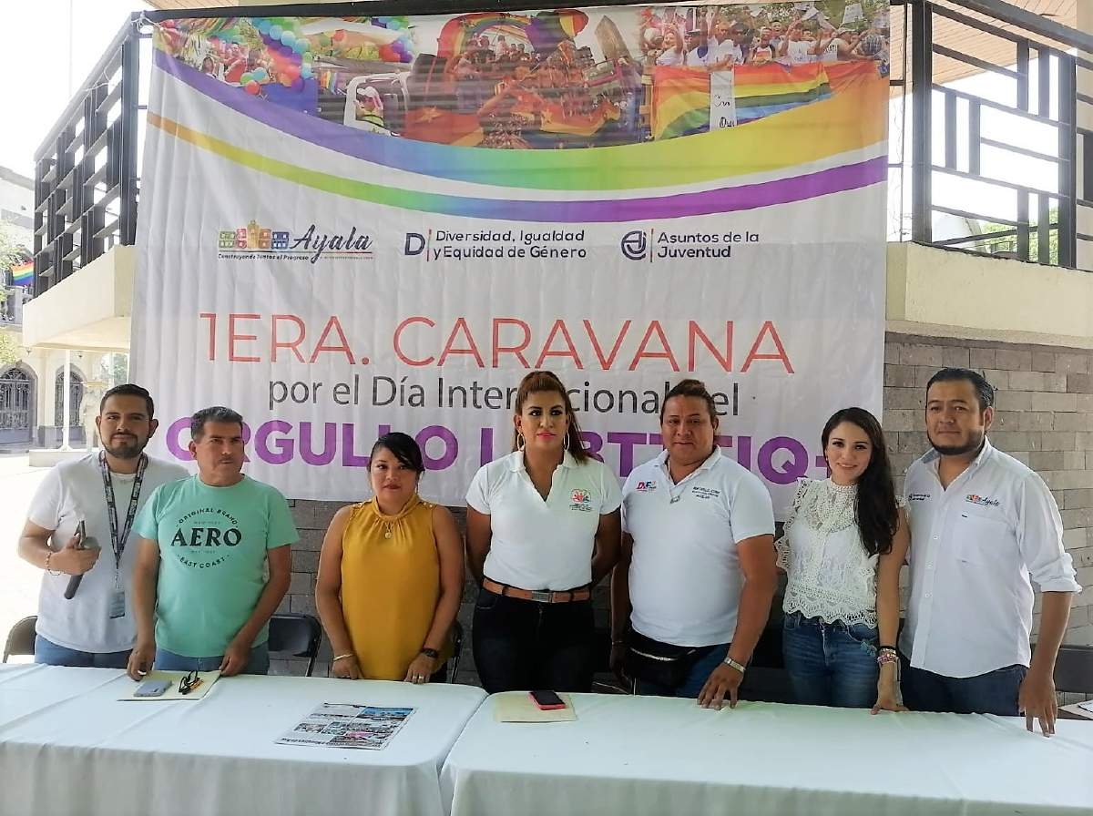 Preparan primera caravana LGBTTTIQ+ en Ayala