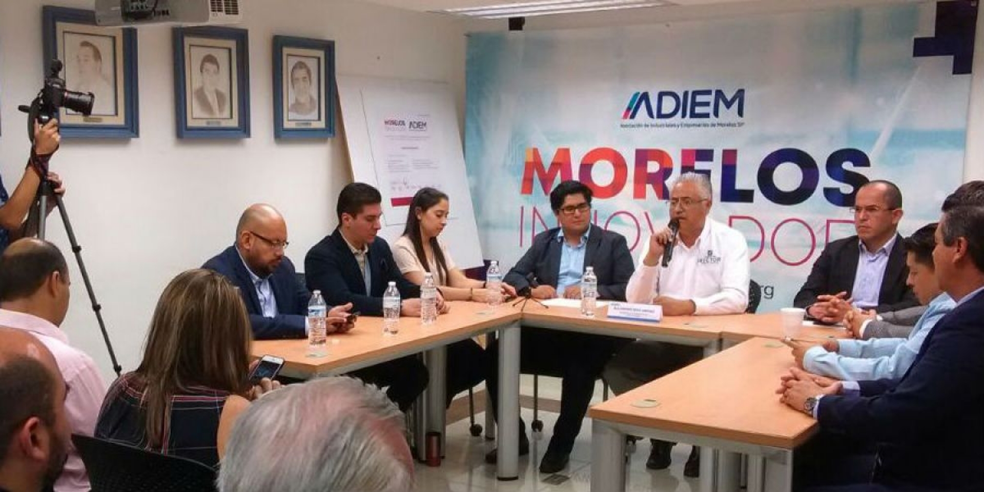 Participa Alejandro Vera en la firma de propuesta “Morelos Innovador” con la ADIEM