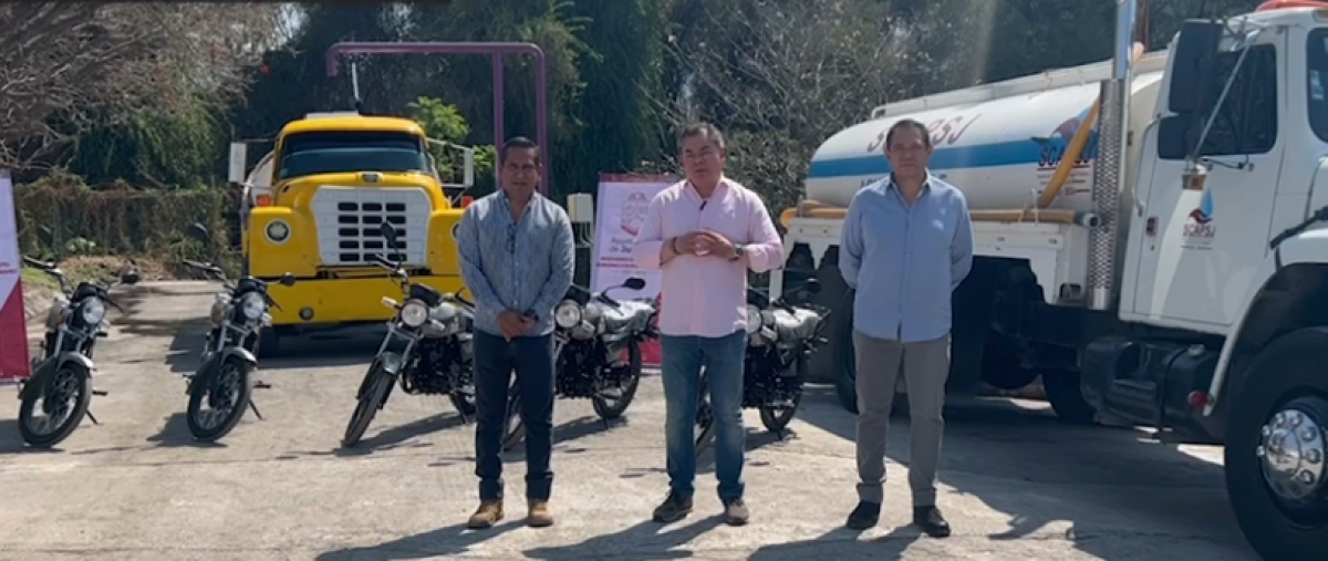Adquiere SCAPSJ dos pipas para dotación de agua en Jiutepec