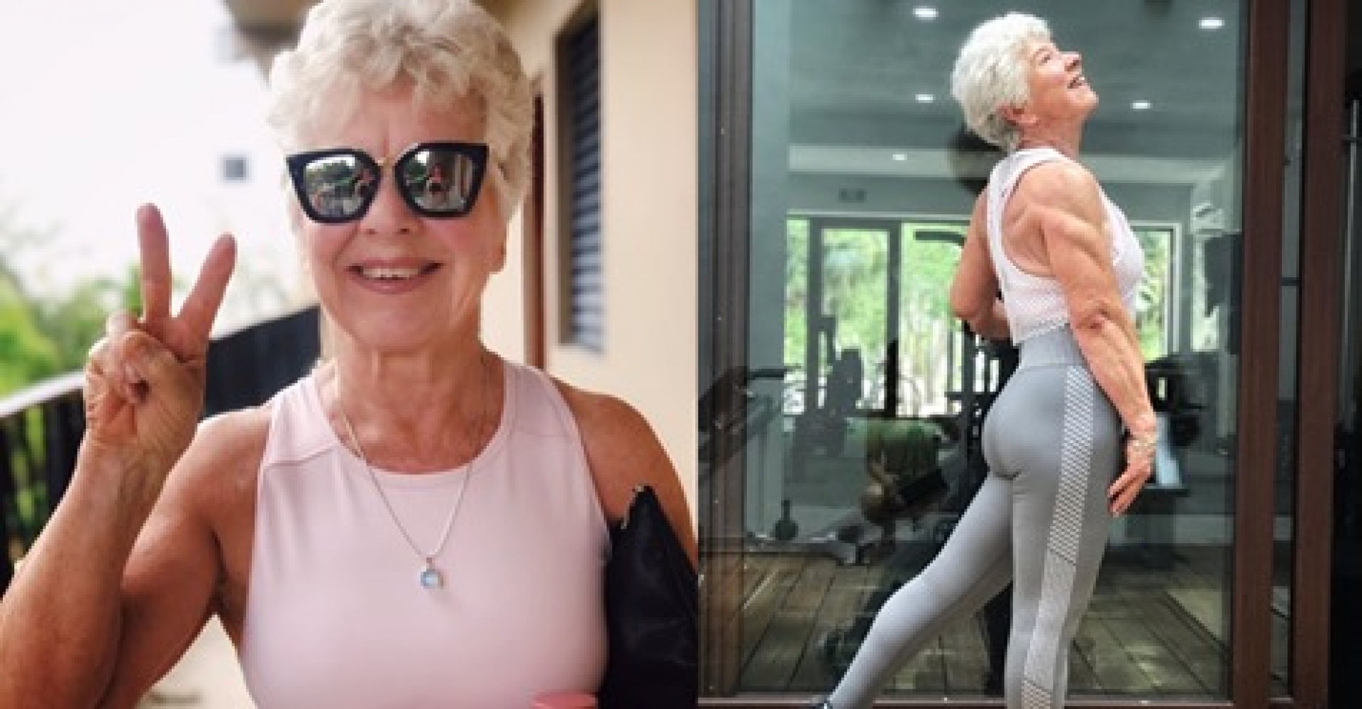 Esta mujer de 73 años demuestra que nunca es tarde para lograr una figura atlética y definida