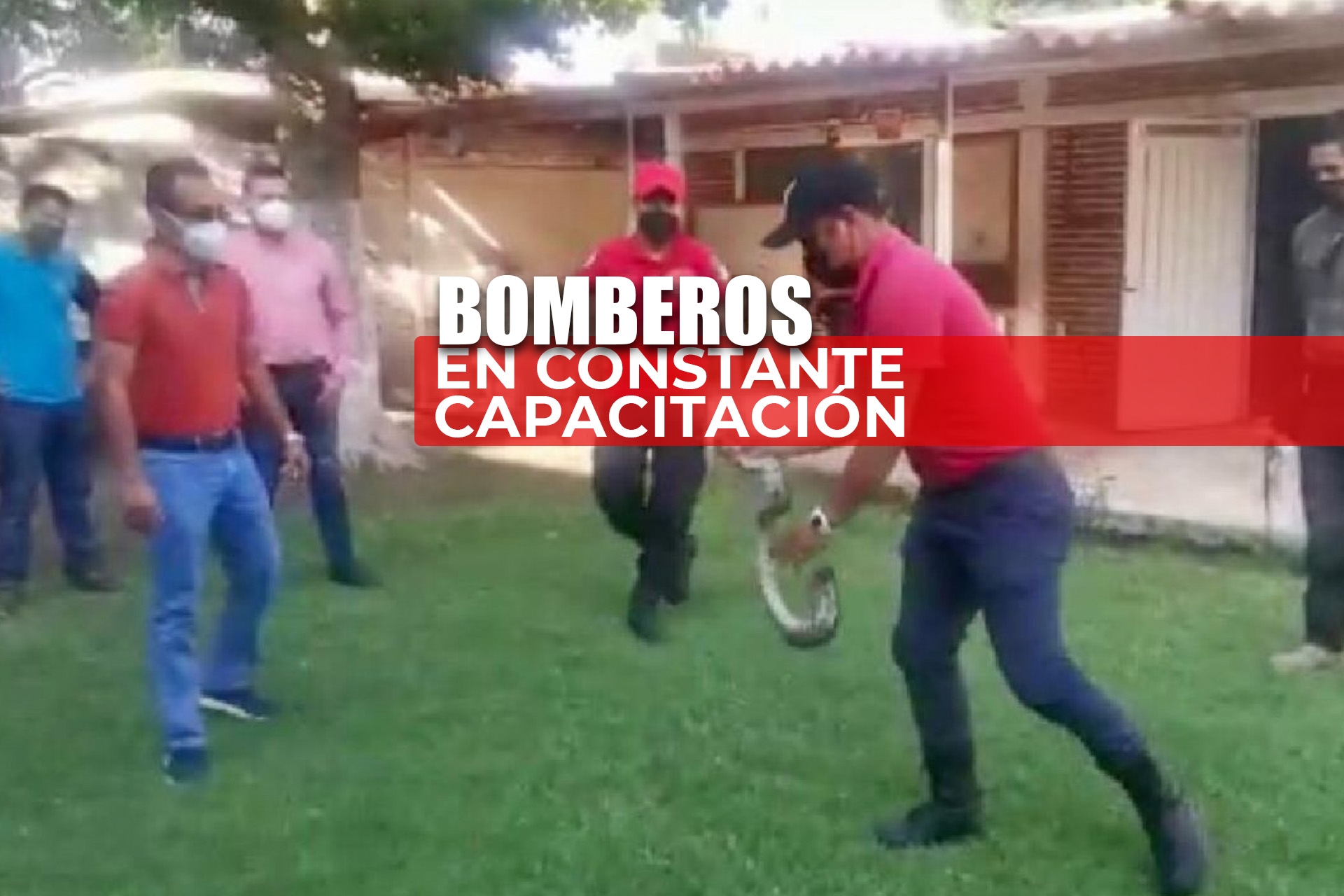 Fomentan capacitación de bomberos para atender emergencias