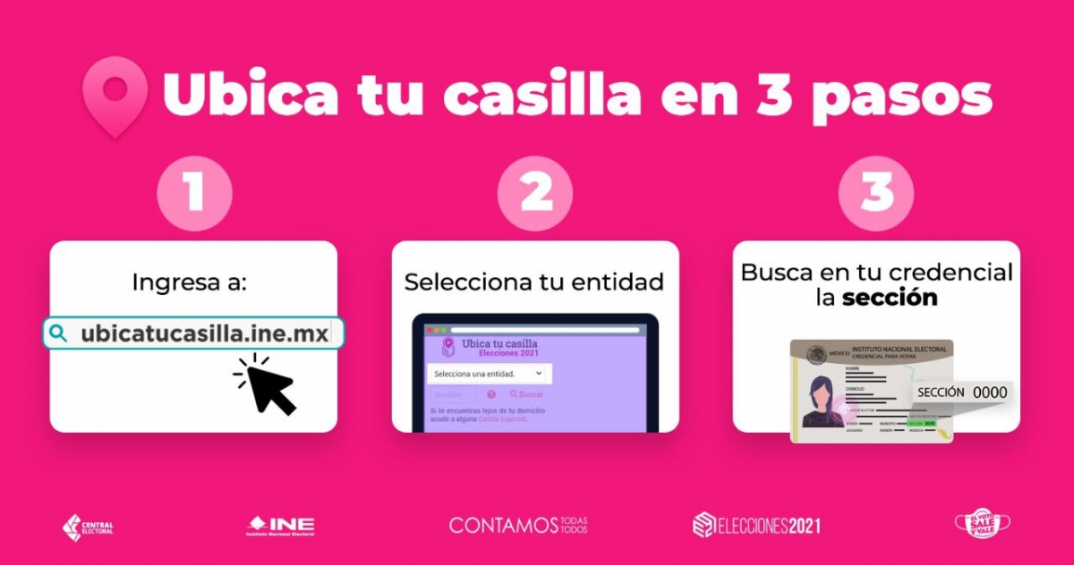Difunde INE herramienta digital 'Ubica tu casilla'