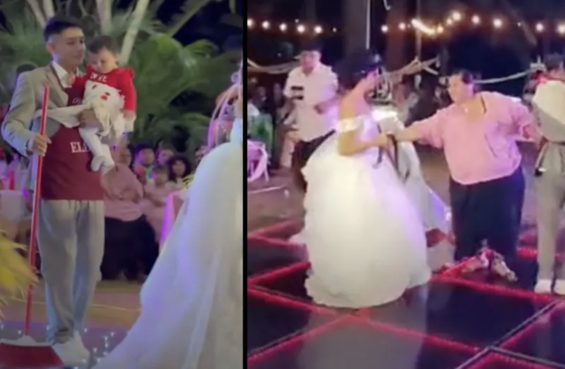 Suegra contra nuera: La divertida disputa en una boda por bailar 'El Mandilón'