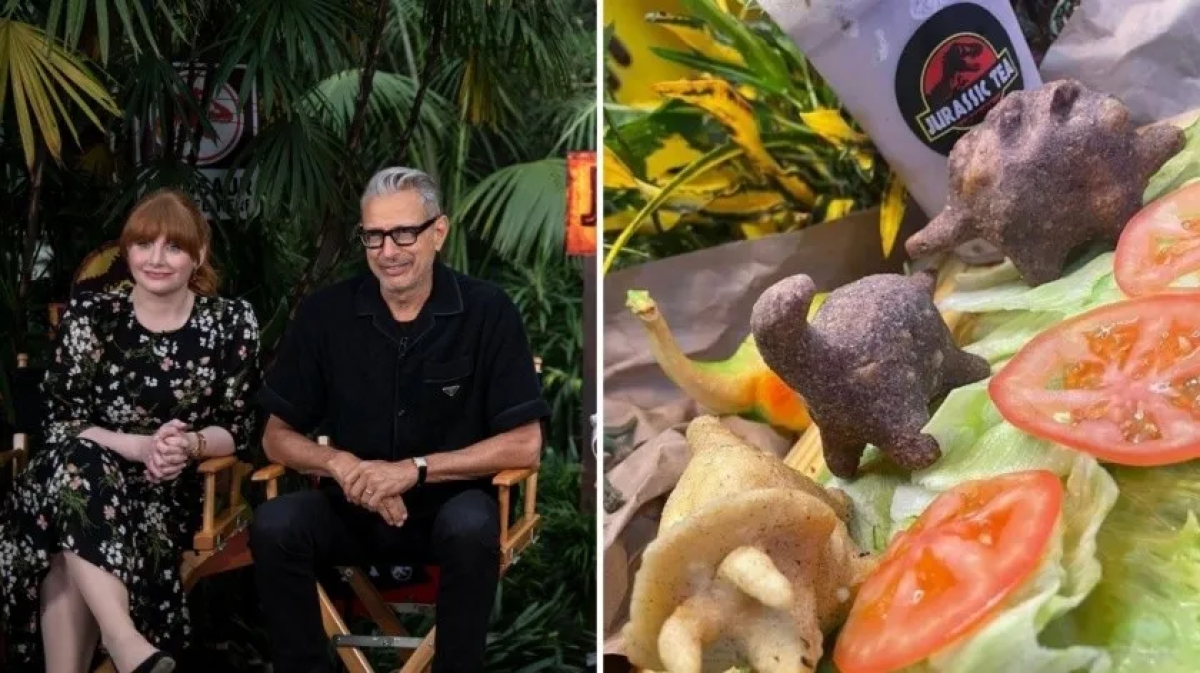 Elenco de Jurassic World aprende a hacer dinoquesadillas