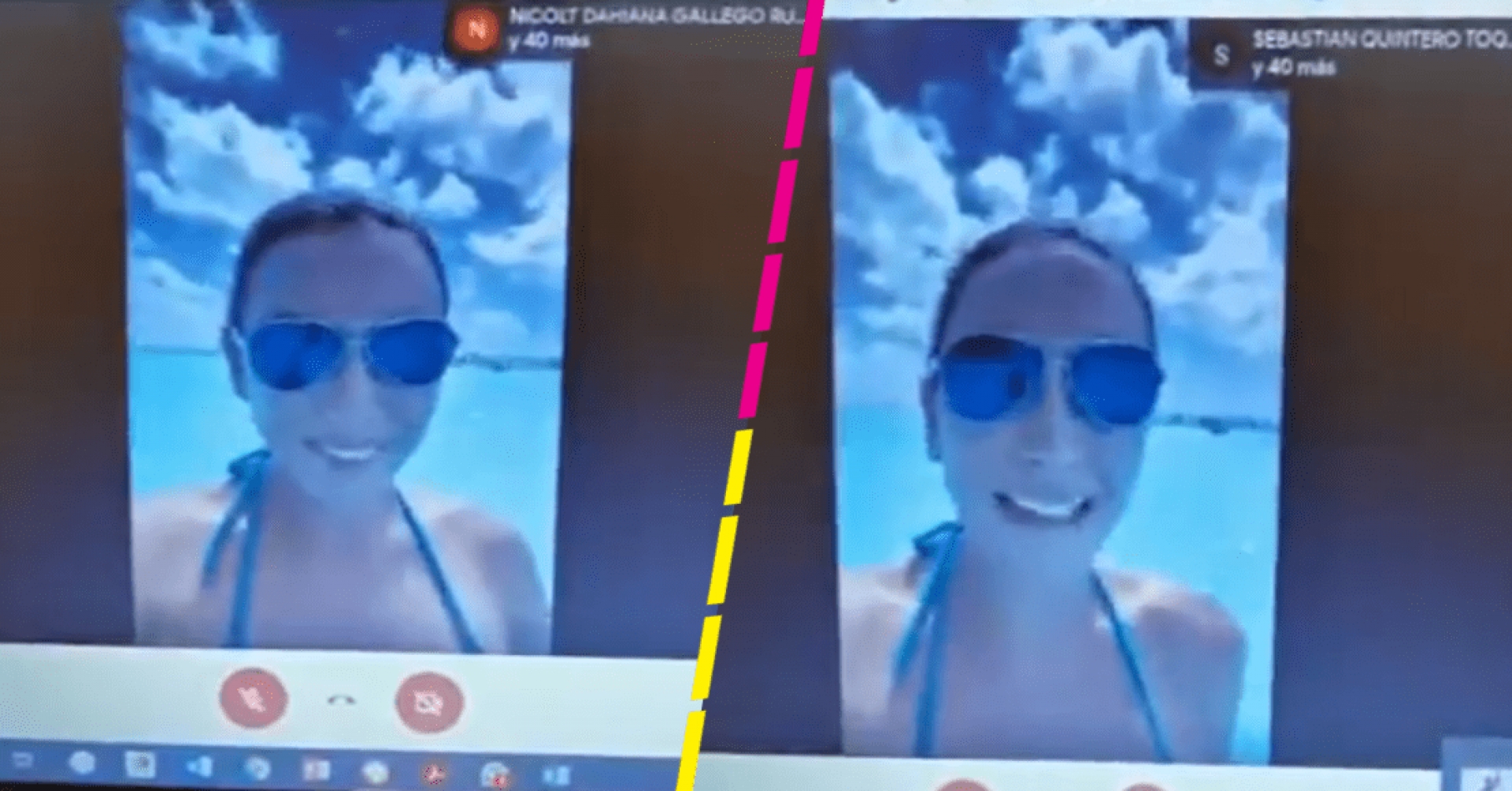 Alumna toma clase en línea desde Cancún y se vuelve Viral