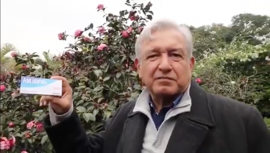 ¡Ah, qué buena medicina! AMLO le receta 'amlodipino' a Peña Nieto