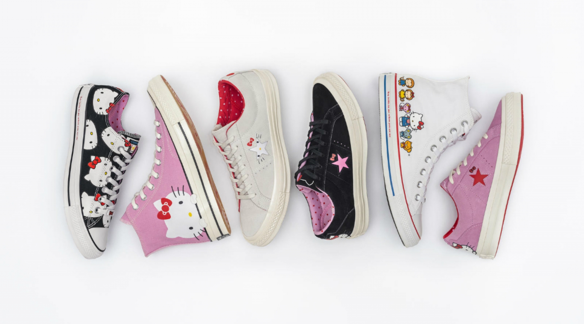 Hello Kitty llega a los tenis de Converse con diseños de ensueño