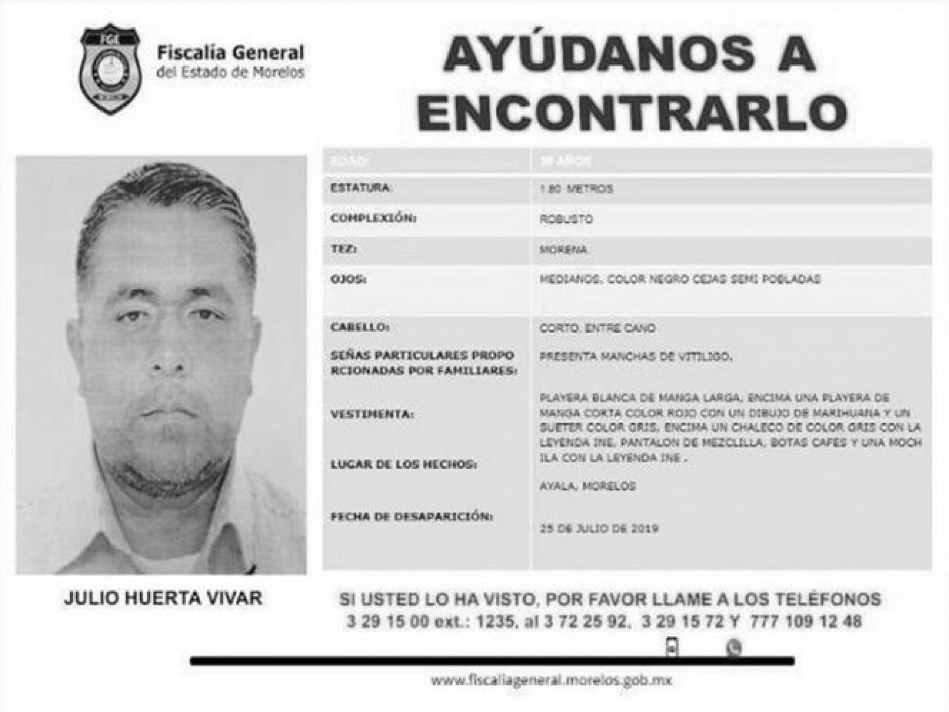 Atento INEGI a resultados de investigación de FGE sobre homicidio de encuestador