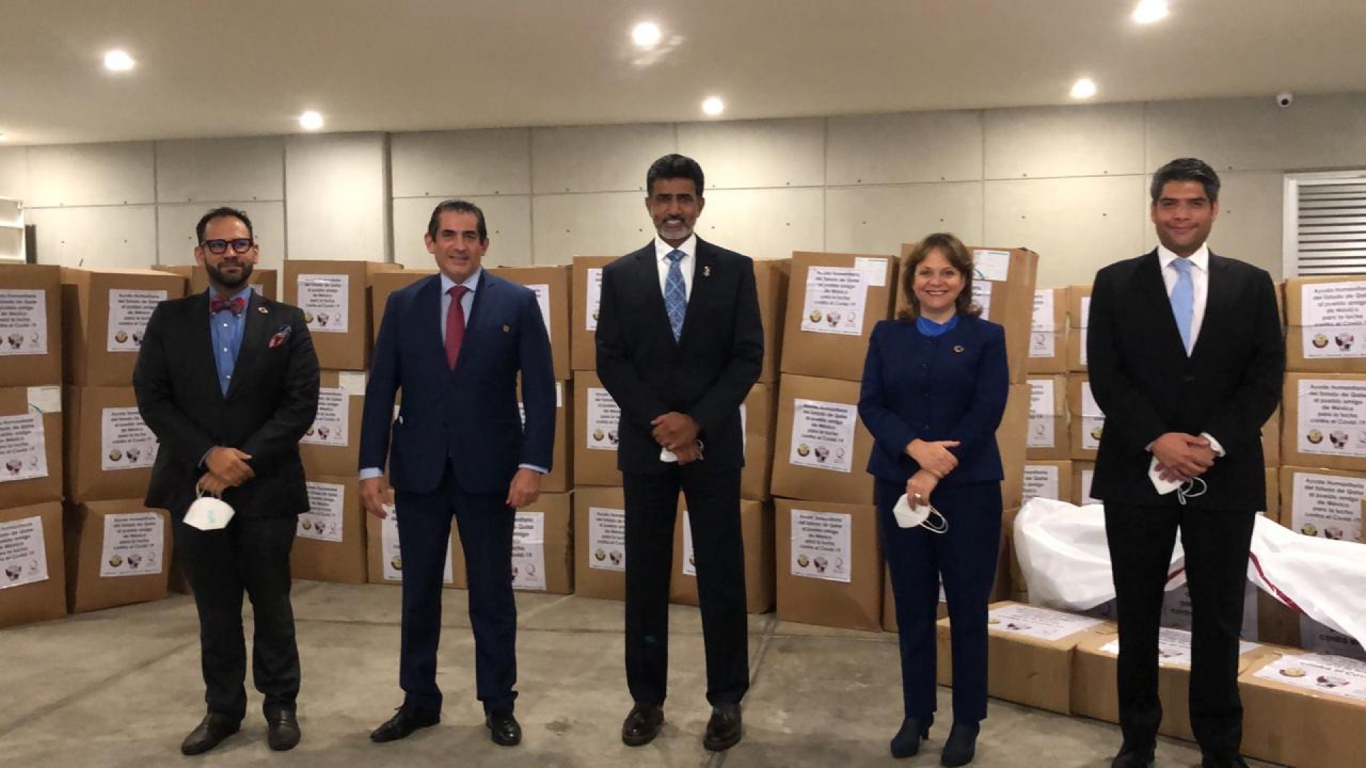Recibe Morelos equipo de protección por parte de la Embajada de Qatar