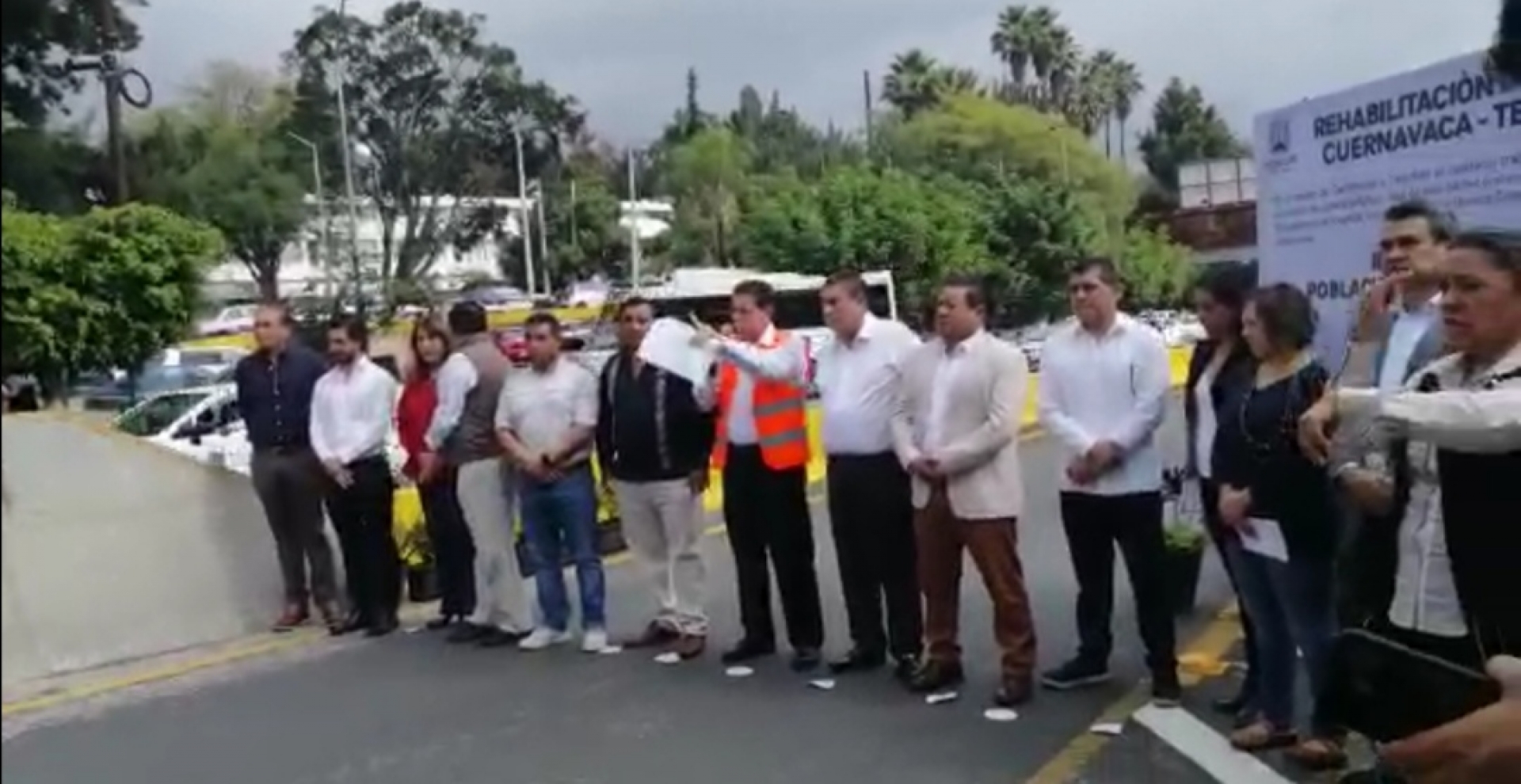 Inauguran autoridades estatales rehabilitación del camino de Cuernavaca a Tepoztlán