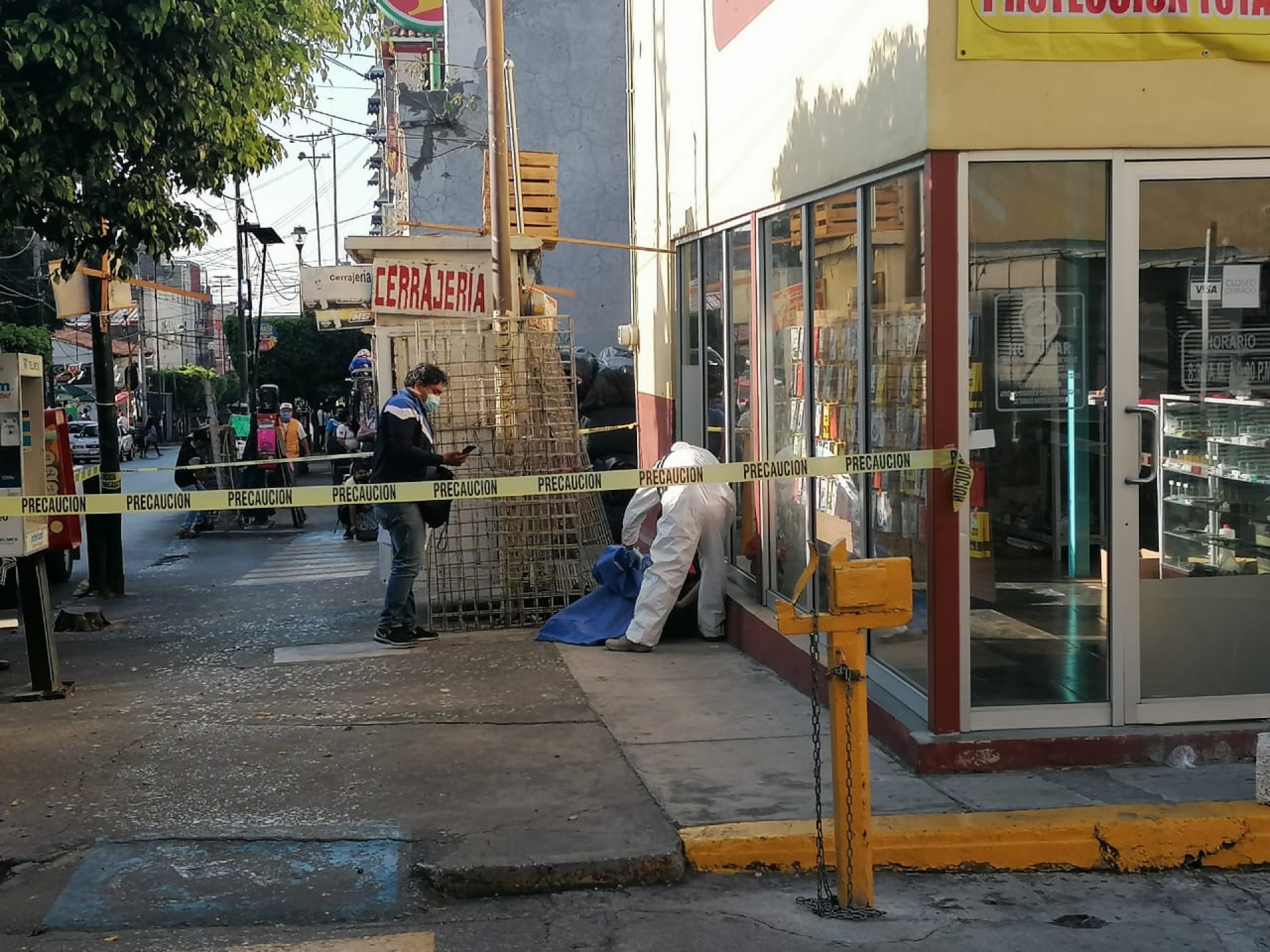 Un hombre murió en la avenida Morelos del centro de Cuernavaca