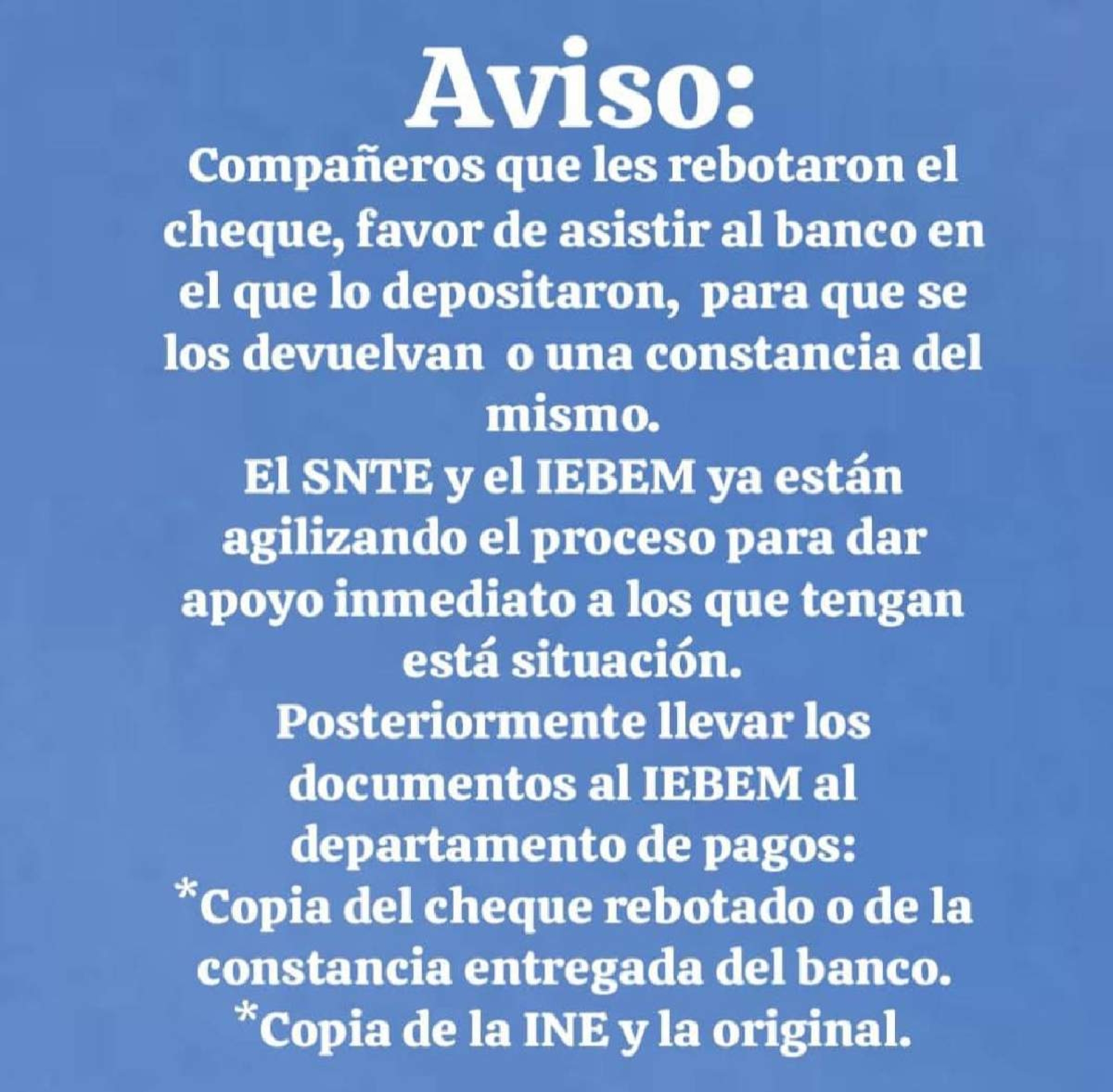 No todos los maestros pensionados han cobrado