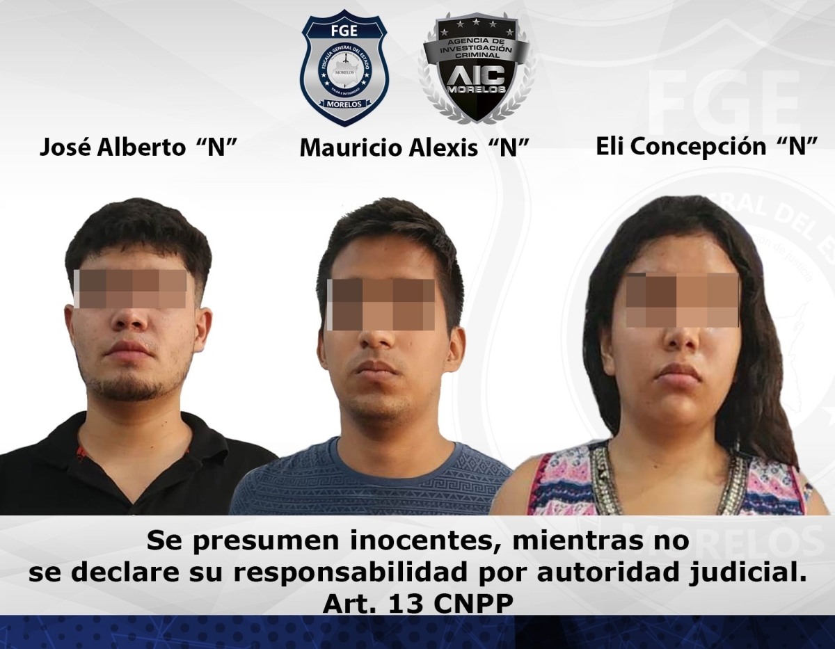 Tres personas aseguradas en Zacatepec en poder de droga y vehículos de dudosa procedencia