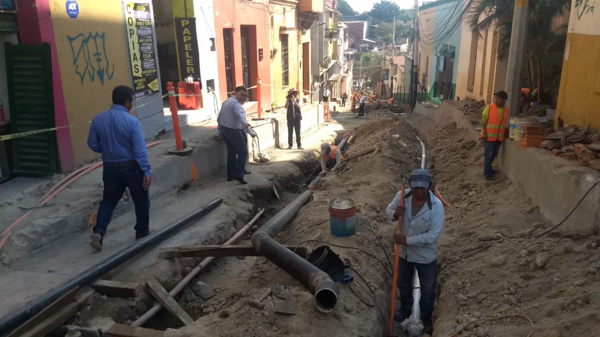 Remodelación de calles Morrow y Salazar, con un 50% de avance: Obras