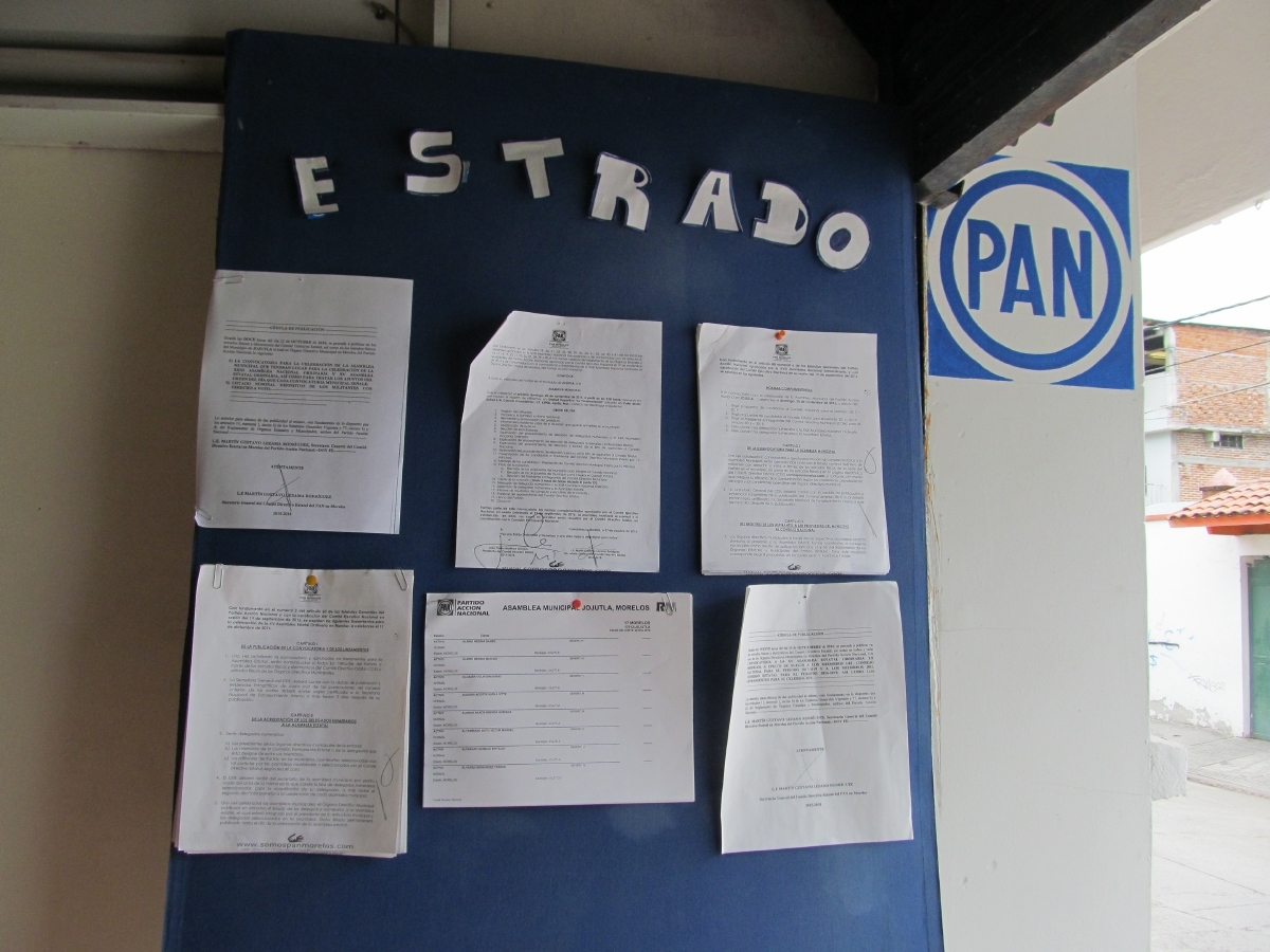 Se registran dos planillas para dirigir al PAN