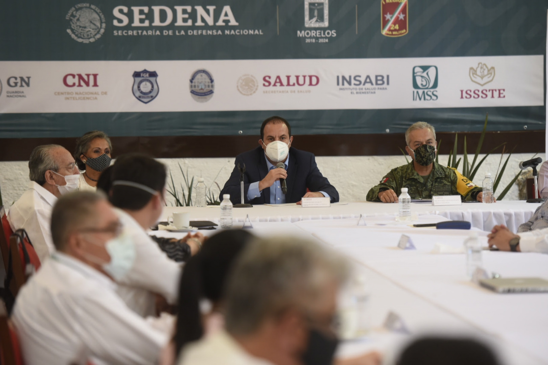 Encabeza Cuauhtémoc Blanco sesión del Comité de Contingencia Covid-19 Morelos