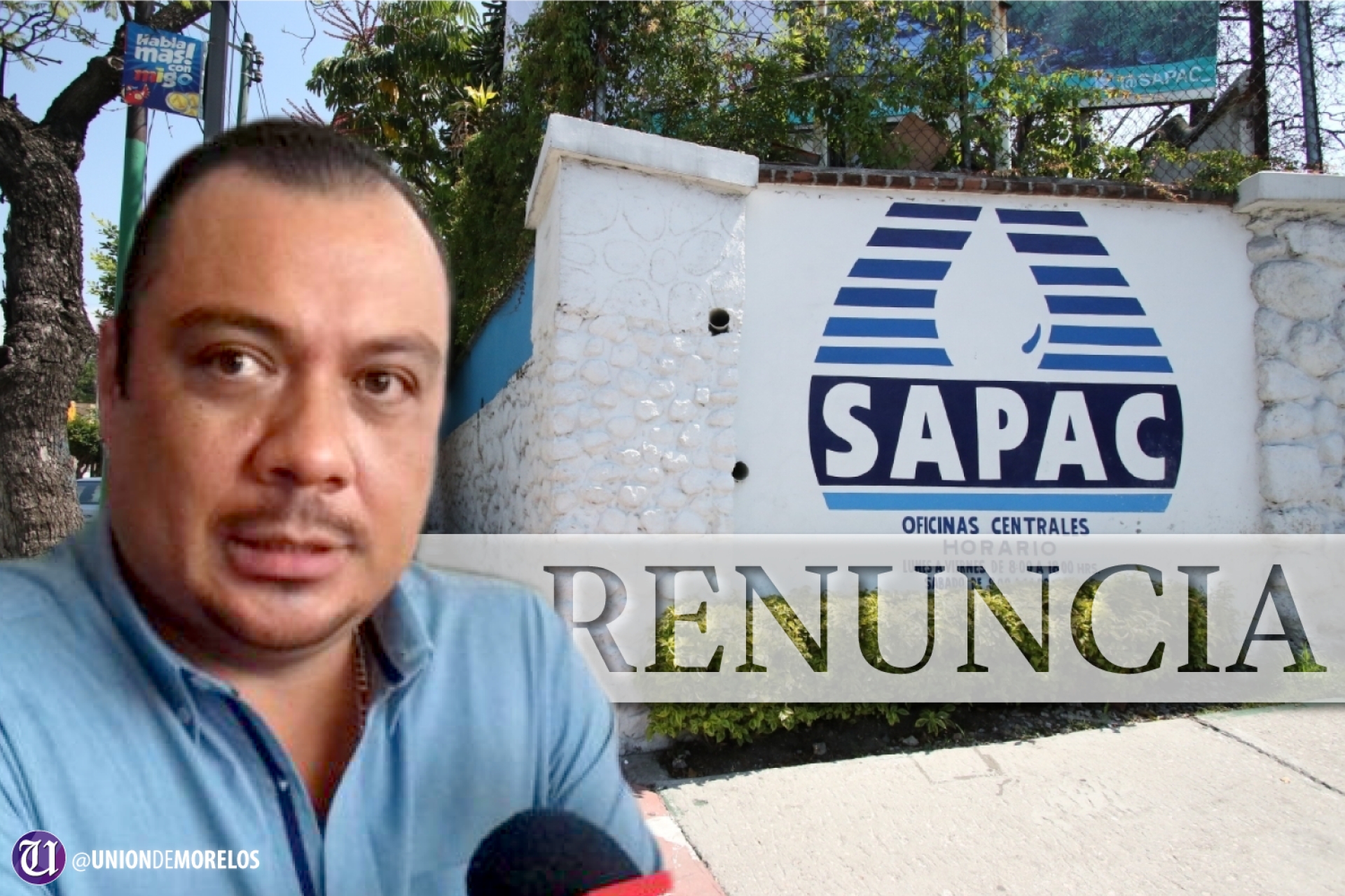 Renuncia José Pérez Torres a la Dirección del SAPAC