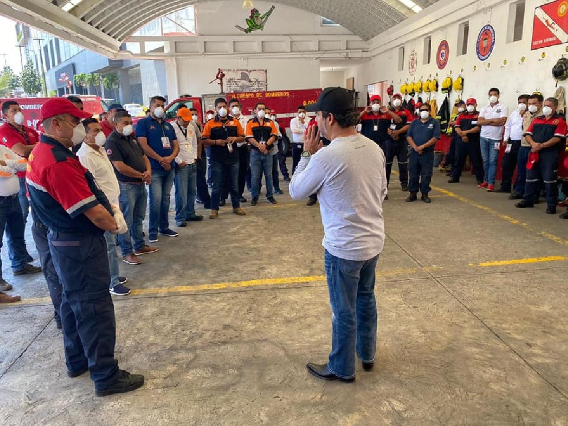 Se suman bomberos de Cuernavaca a plan de contingencia