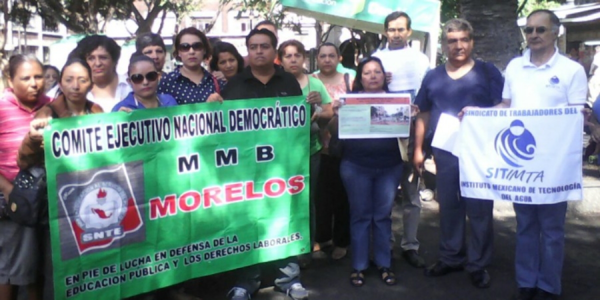 Anuncia MMB que continuarán las acciones para reclamar reinstalación de 25 maestros despedidos