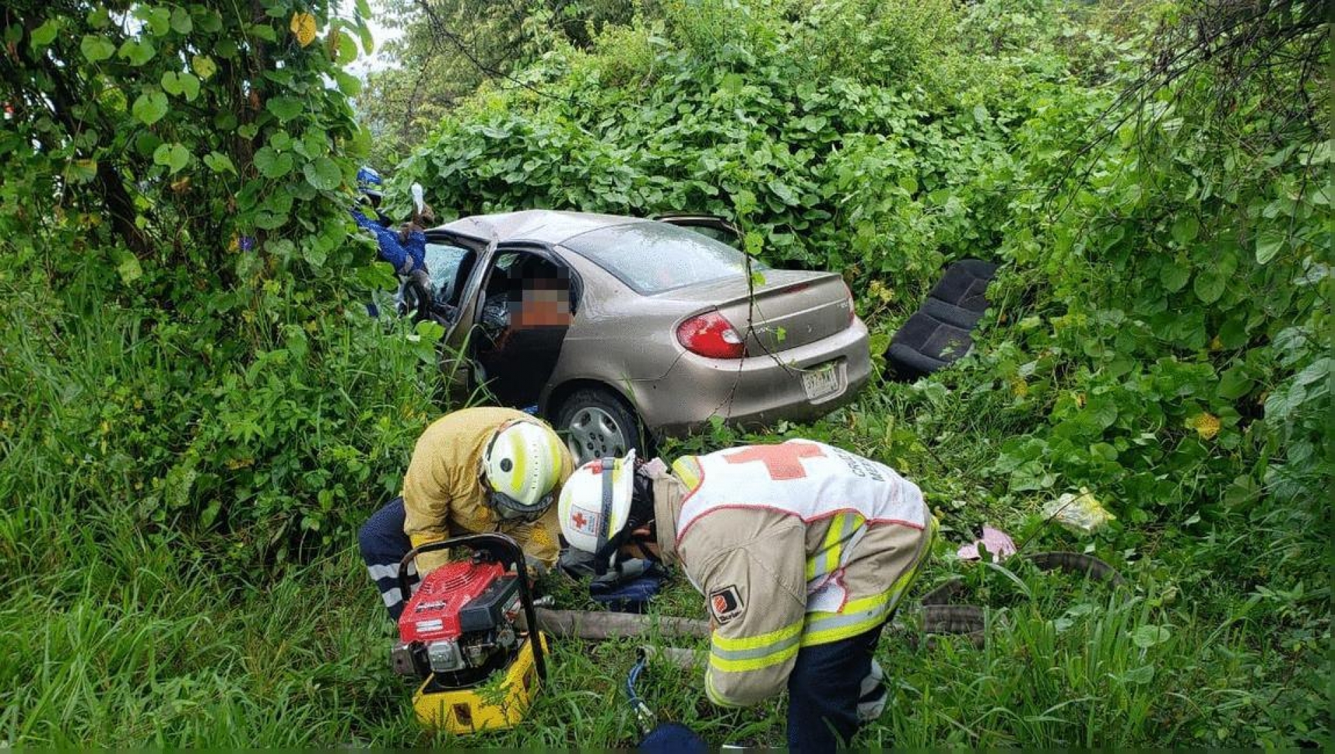 Una persona muerta y otra herida, saldo de accidente en la carretera Yautepec-Tlayacapan