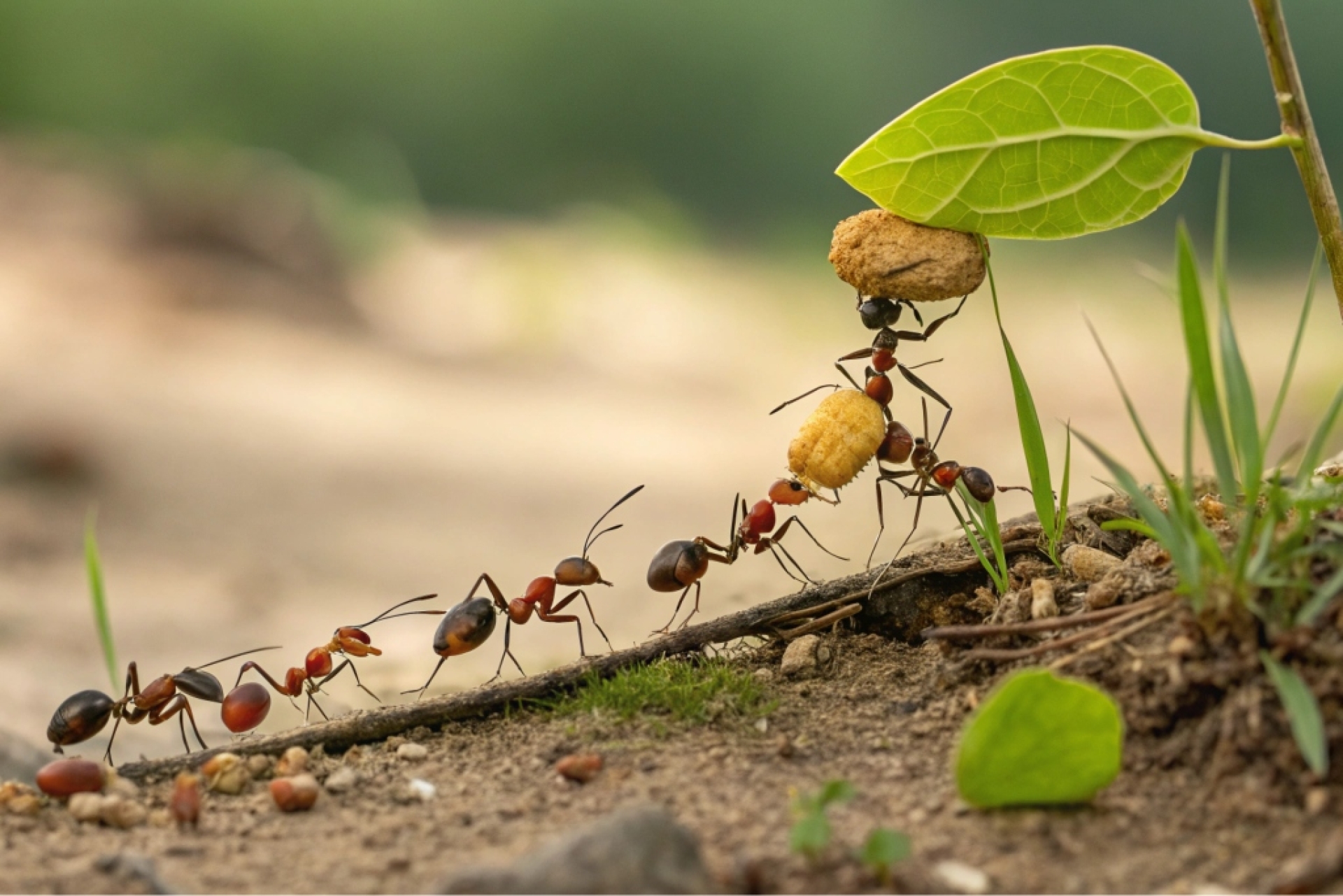 Las hormigas superan a los humanos resolviendo problemas en grupo
