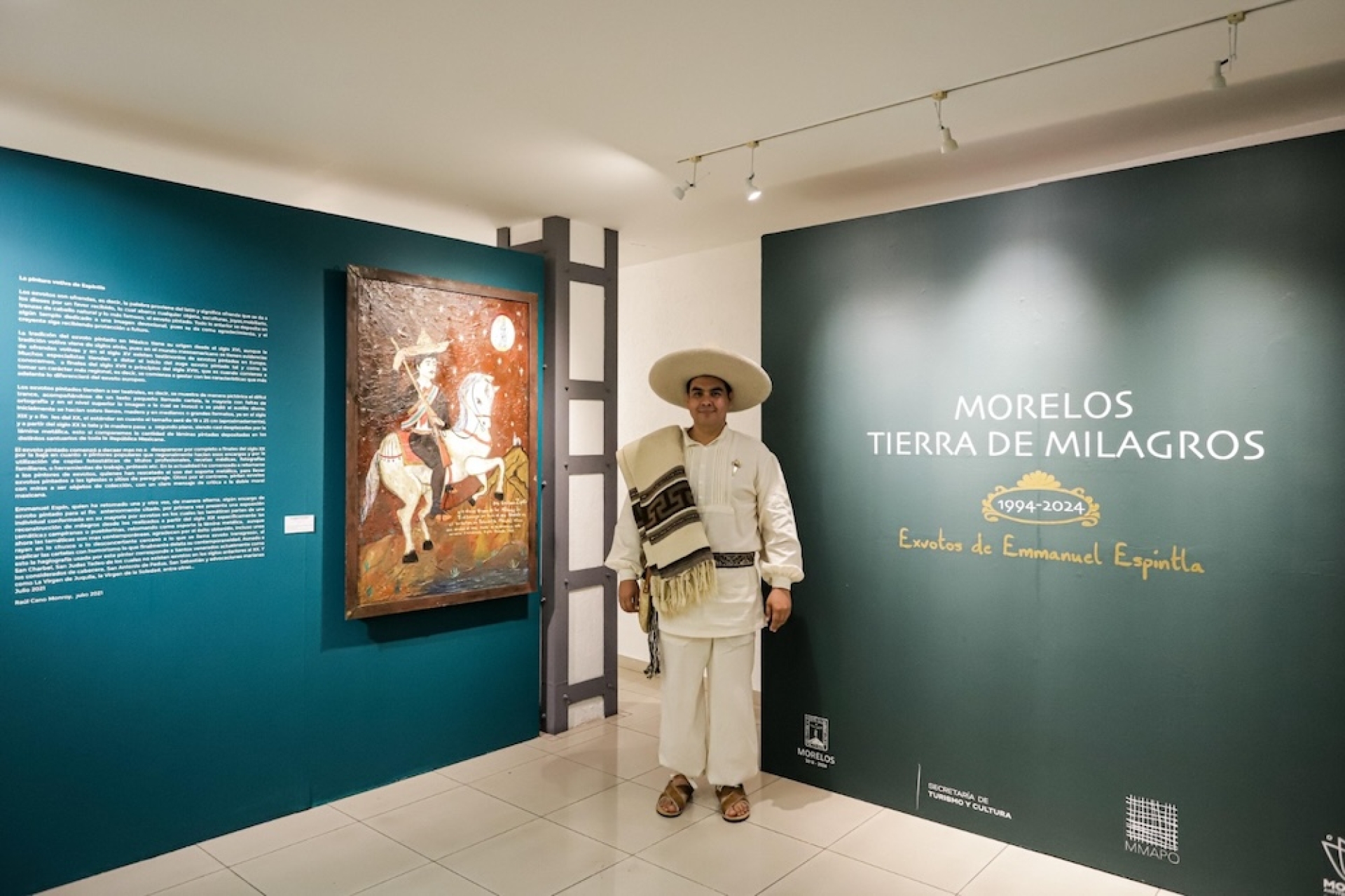 Pintor jojutlense expone en el MMAPO