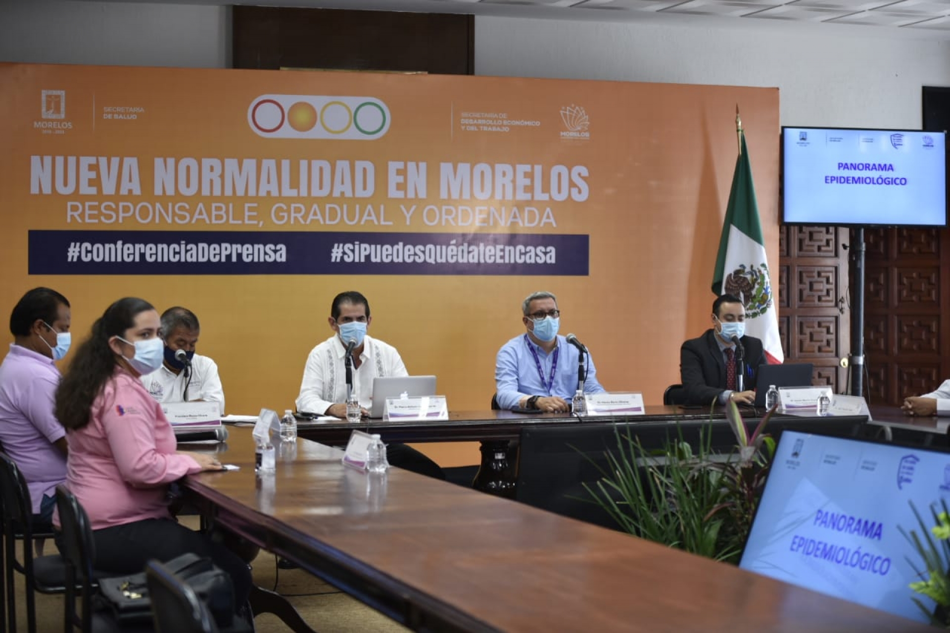En Morelos, cinco mil 378 casos confirmados acumulados de covid-19 y mil 37 decesos
