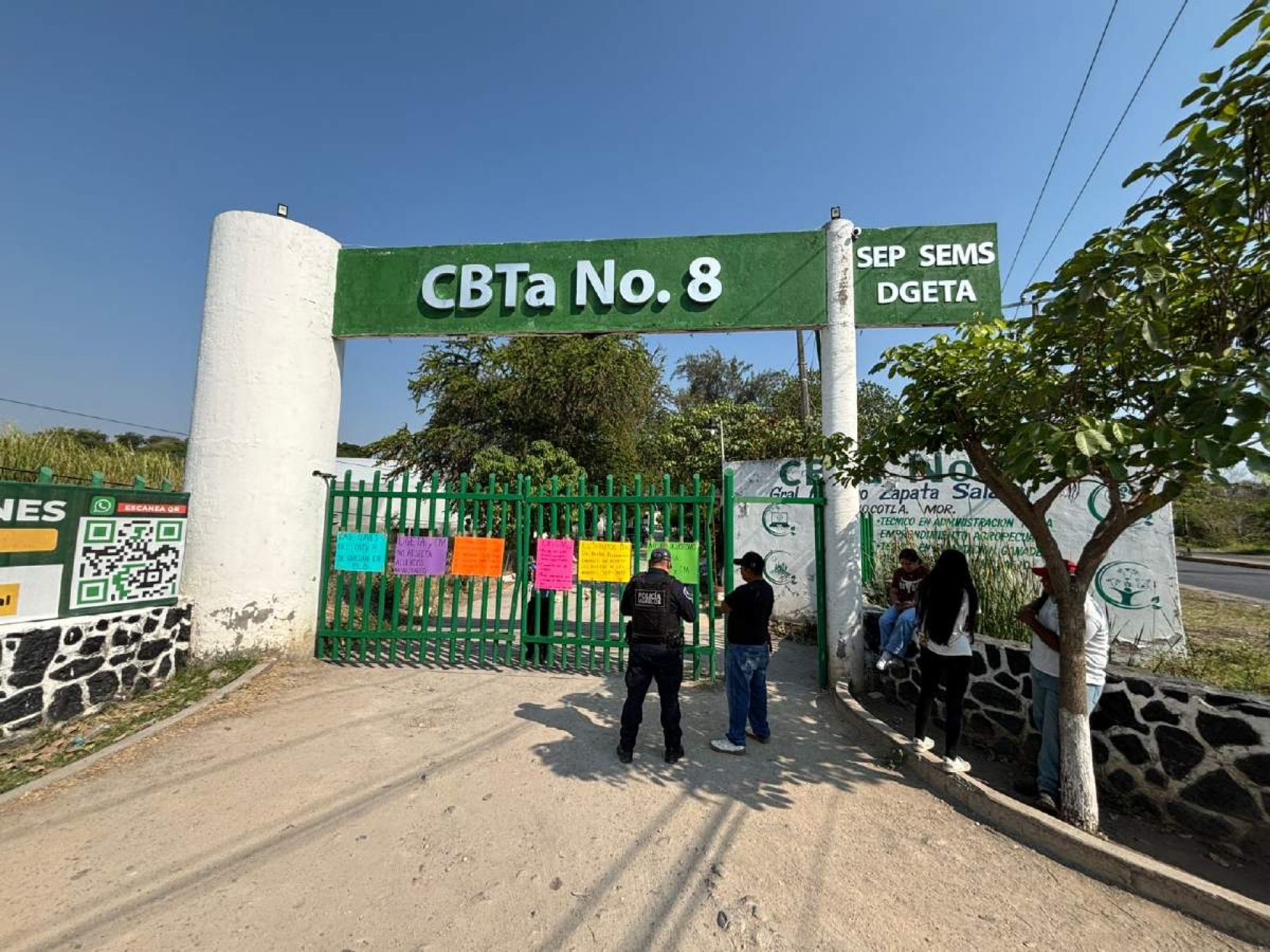 Suspenden clases en CBTA de Xoxocotla y de Miacatlán