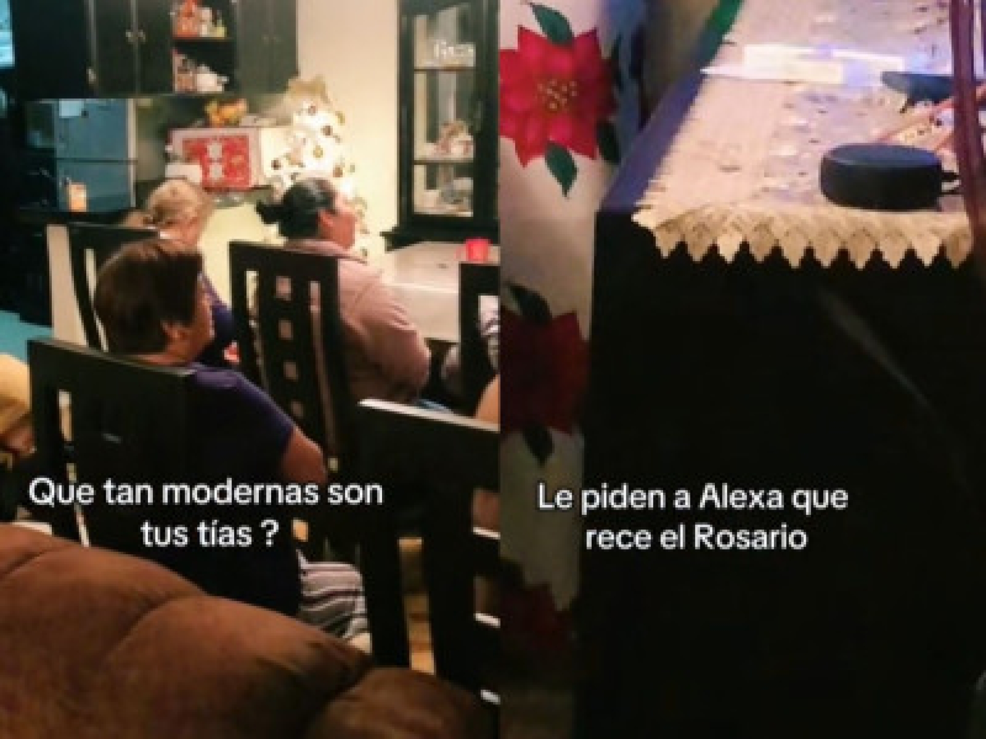 Entre la fe y la modernidad: Mujeres rezan el rosario al son de 'Alexa'