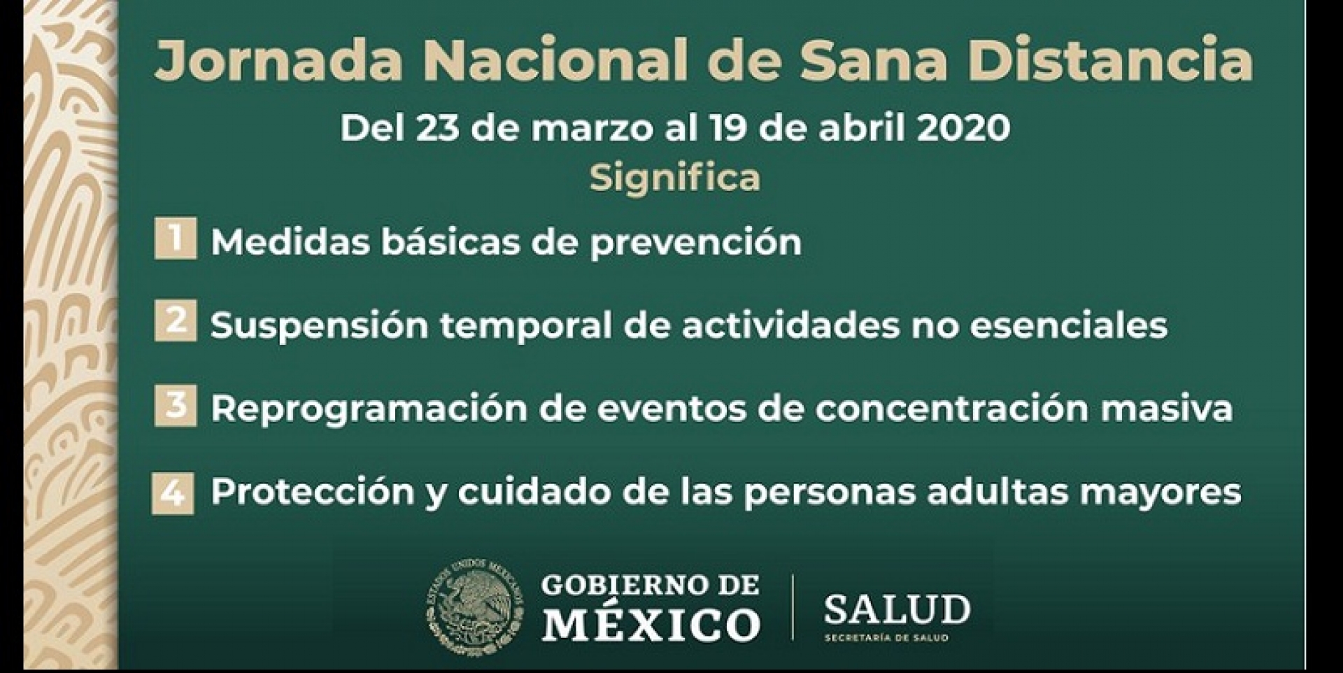 ¿Qué es la Sana distancia?