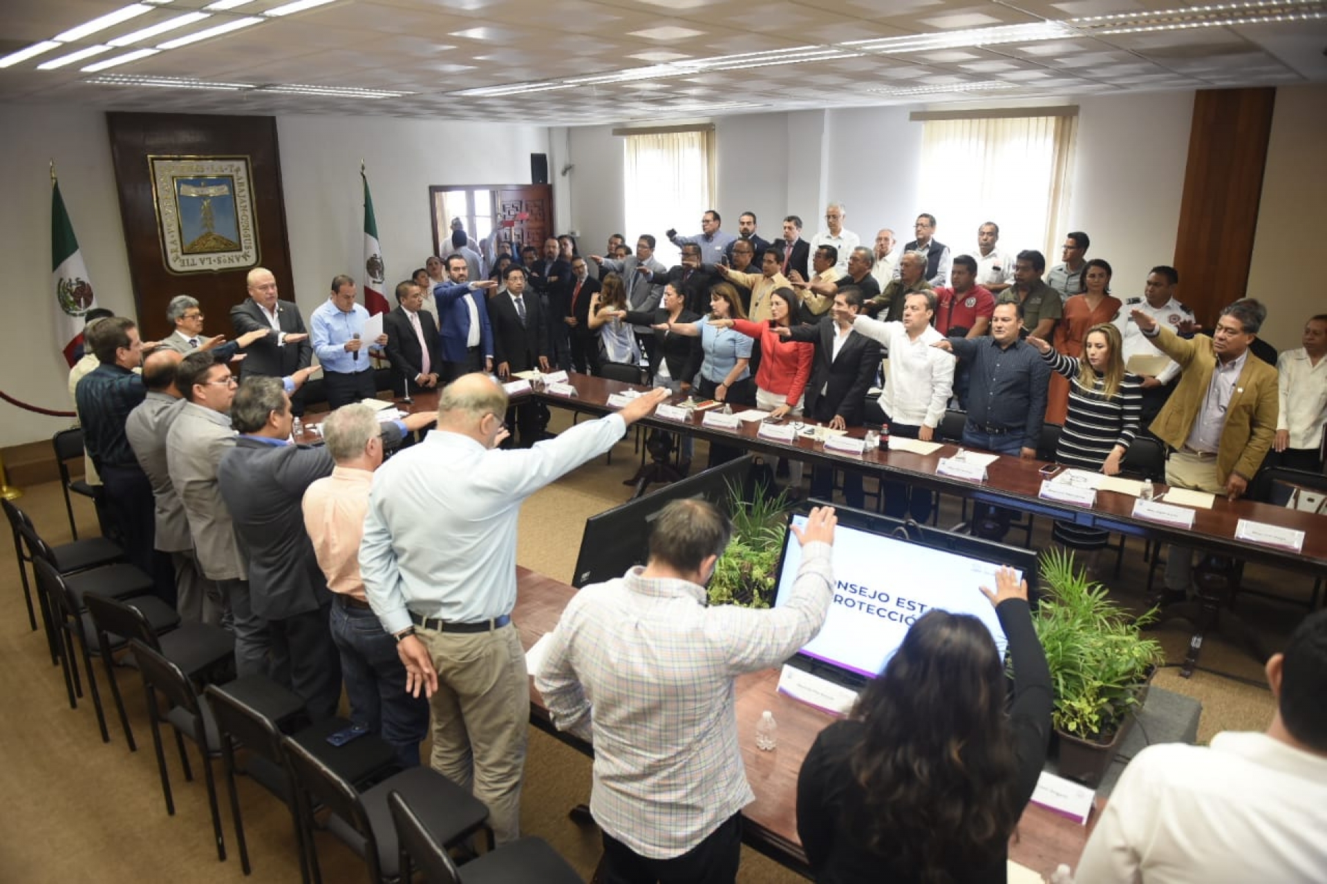 Preside CBB instalación del Consejo Estatal de Protección Civil